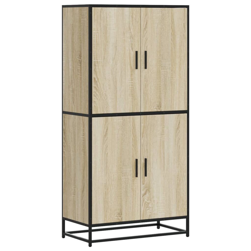 vidaXL Highboard Highboard Sonoma-Eiche 68x35x139 cm günstig online kaufen