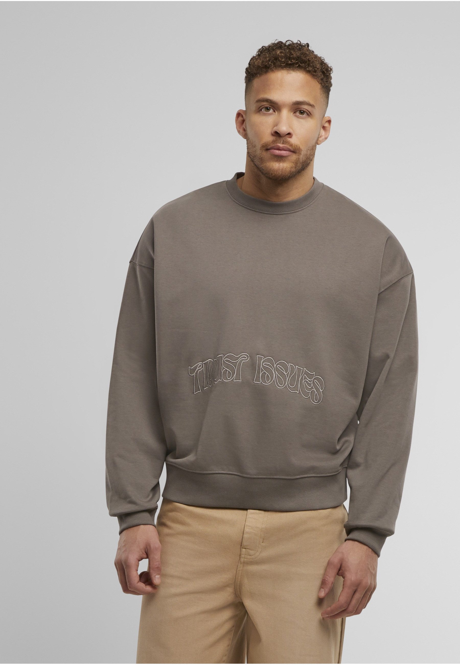 DEF Rundhalspullover DEF DEF Trust Issues Pullover (1-tlg)