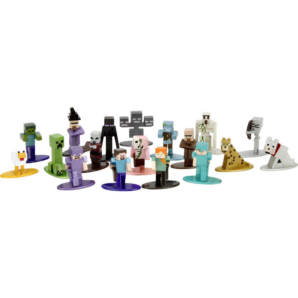 JADA Spielzeug-Auto JADA TOYS Minecraft Multi-Pack Nanofigs, Wave 12 Figuren-Set