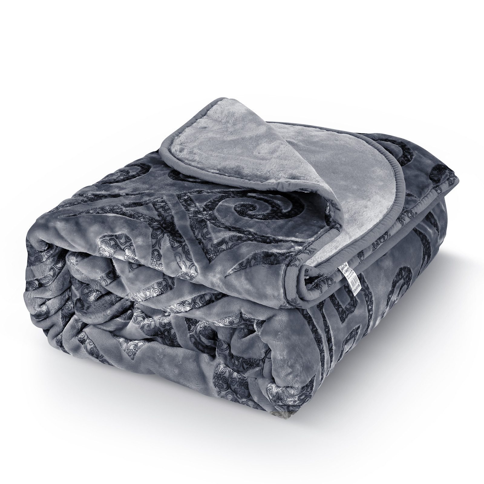 Wohndecke Kuscheldecke Flauschig 200x240 Warm Weiche Bettdecke Einfarbig, HOMELUX, Wohndecke, Kuscheldecke