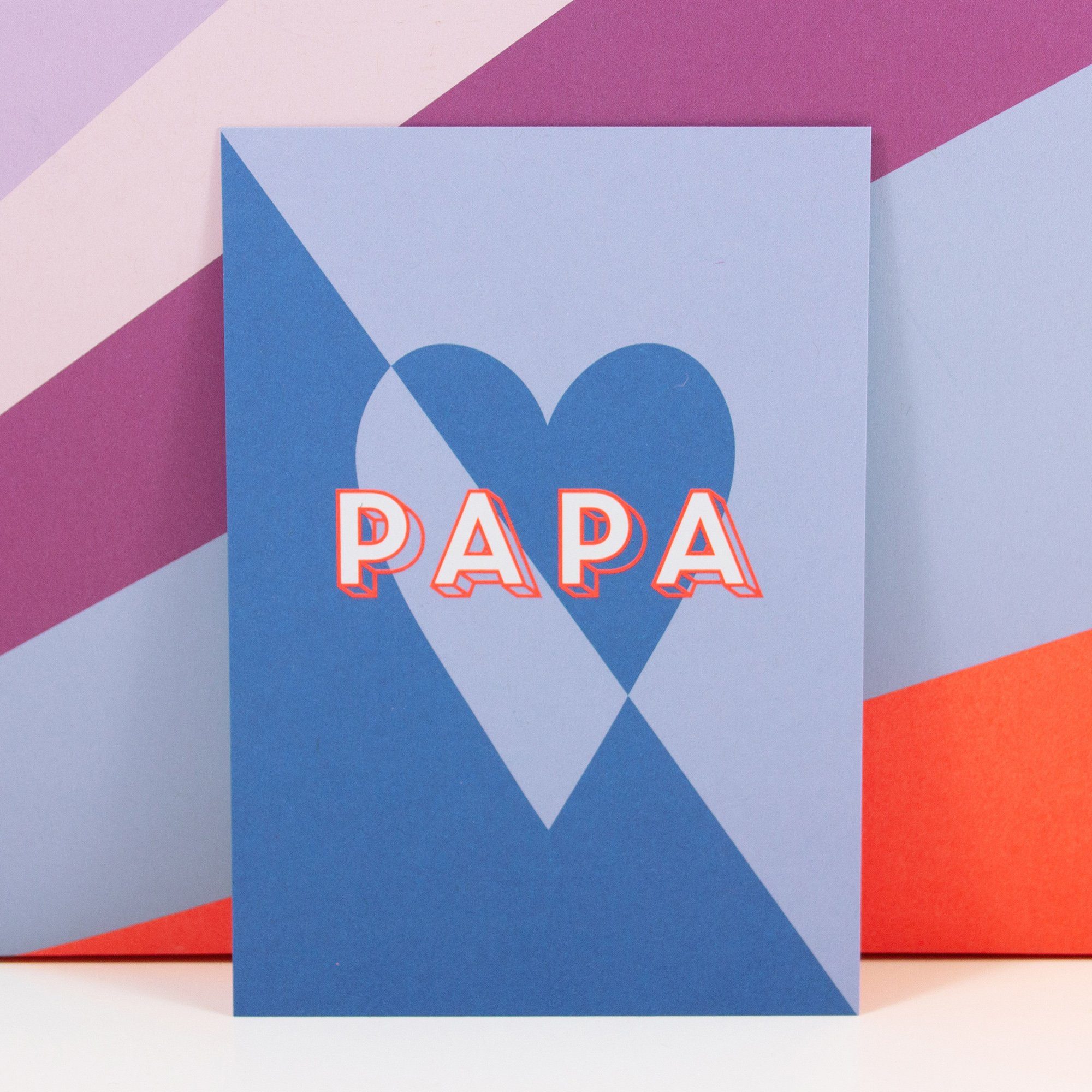 Bow Postkarte Postkarte & Papa Hummingbird
