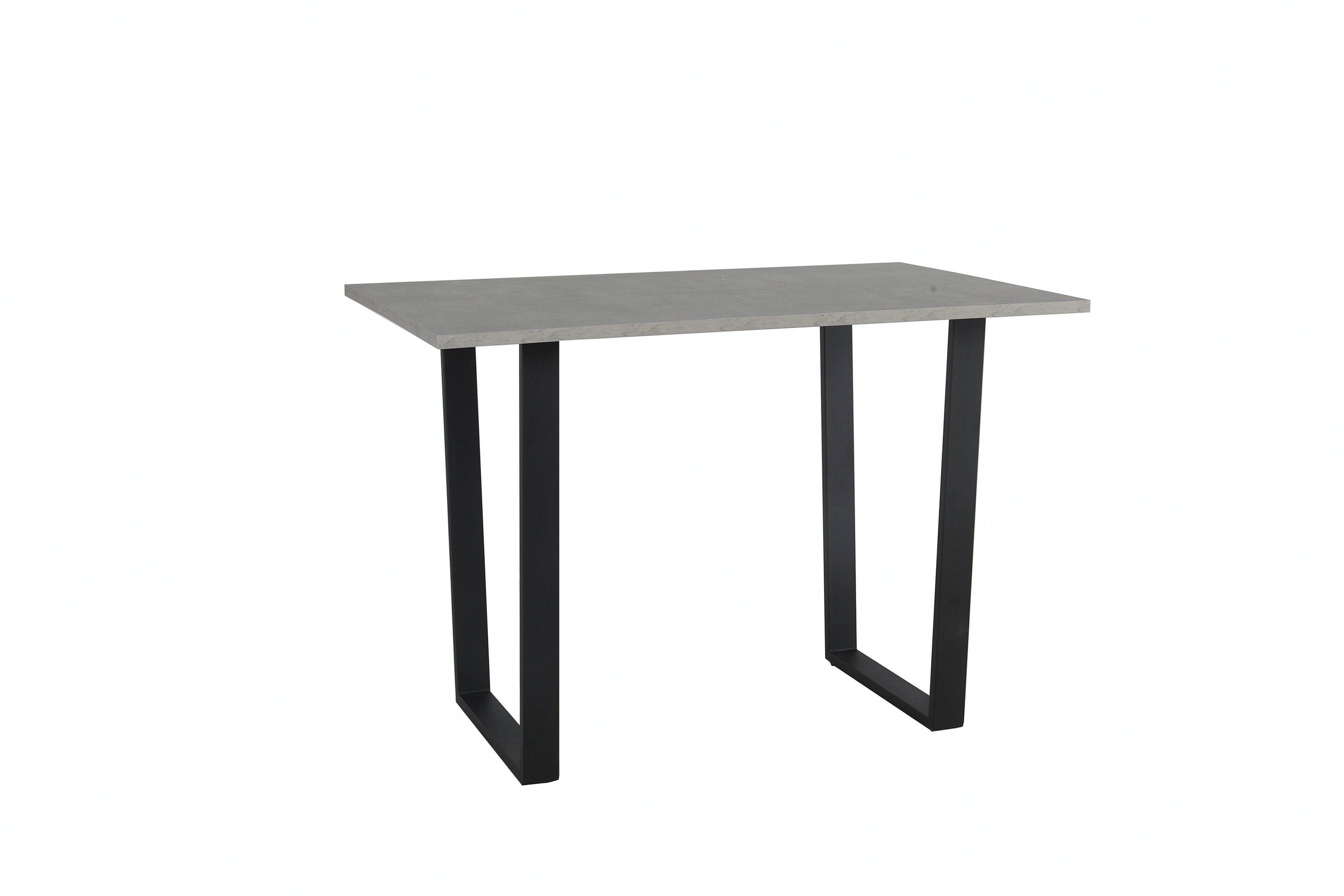 SHINE in schwarz, Tischplatte cm, Esstisch byLIVING Beton-Optik) Gestell (Breite in 110