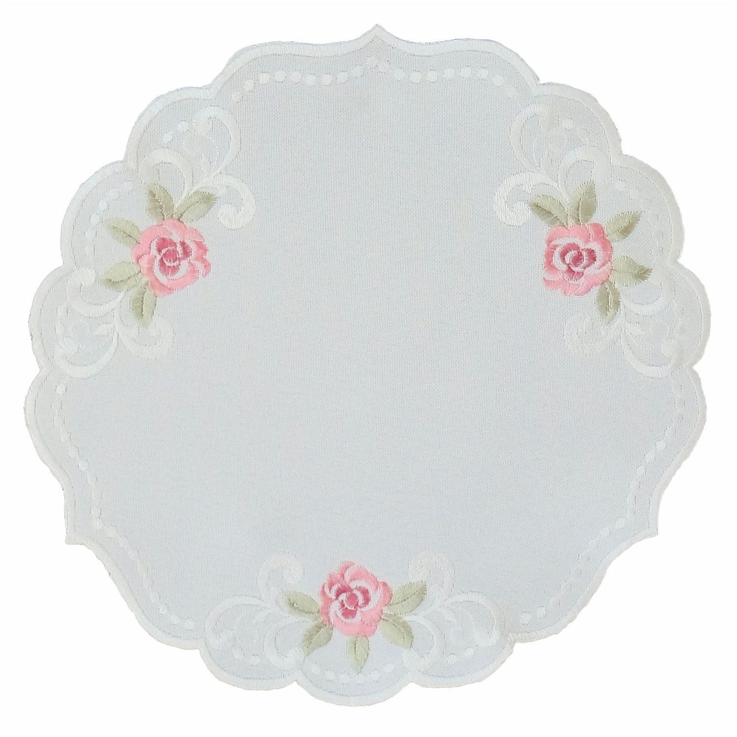 texpot Tischdecke Tischläufer Stickerei Rosen Blüten günstig online kaufen
