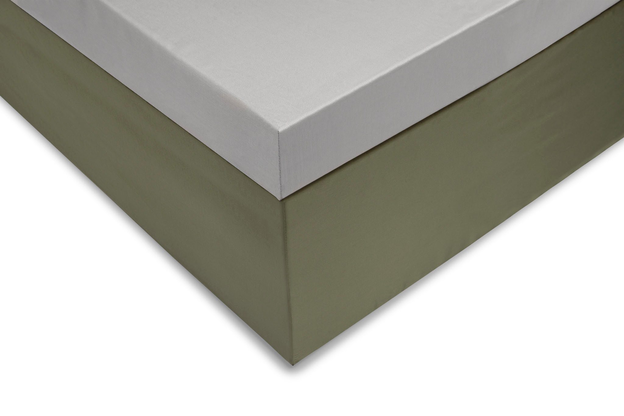ZO HOME Spannbettlaken Satinado, Mako-Satin, Gummizug: an den Ecken, (1 Stück), Laken aus 100% Baumwolle, hochwertiges Mako-Satin, Betttuch ab 90x200