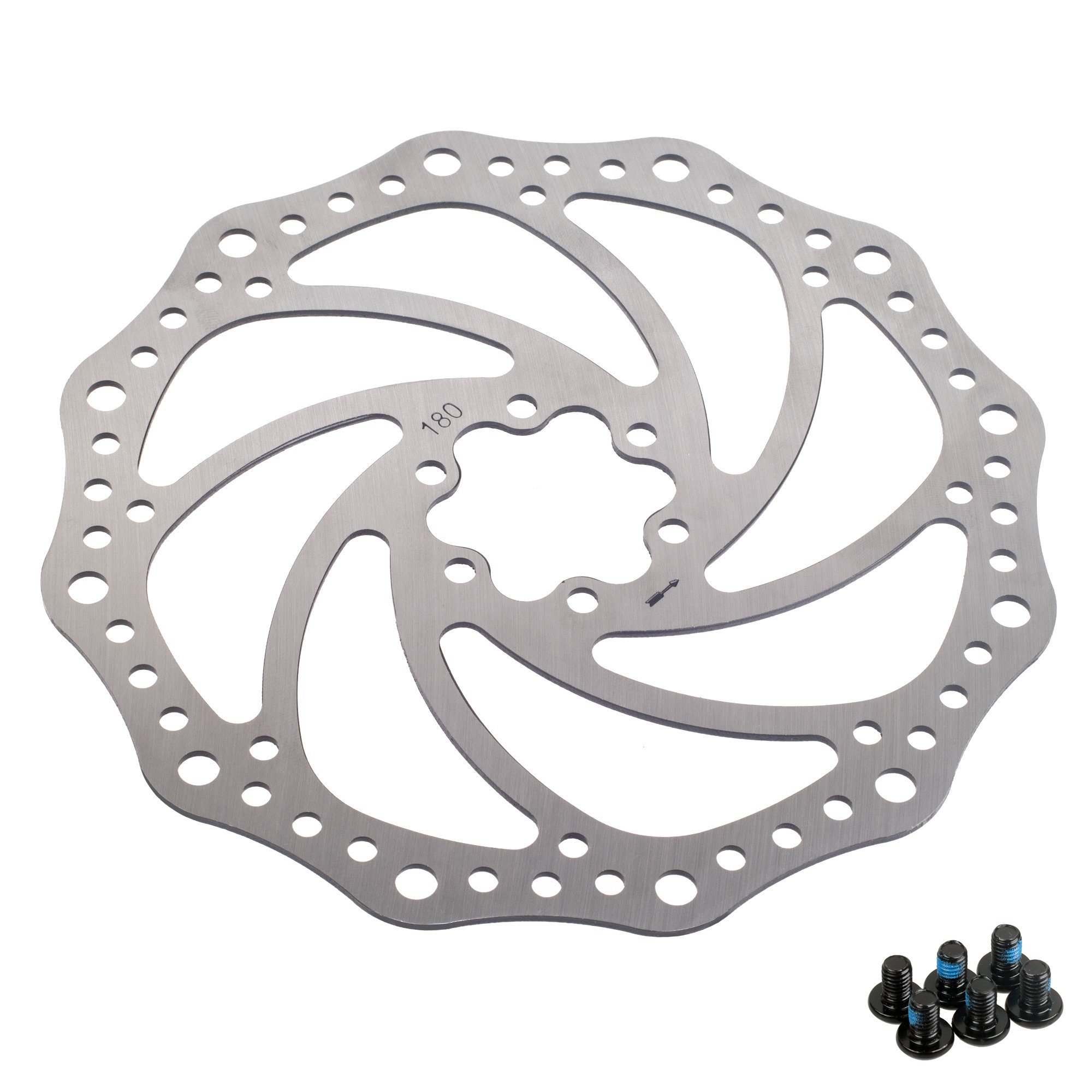 TiyoBike Bremsscheibe TIYO Fahrrad Bremsscheibe 160mm Edelstahl Schrauben