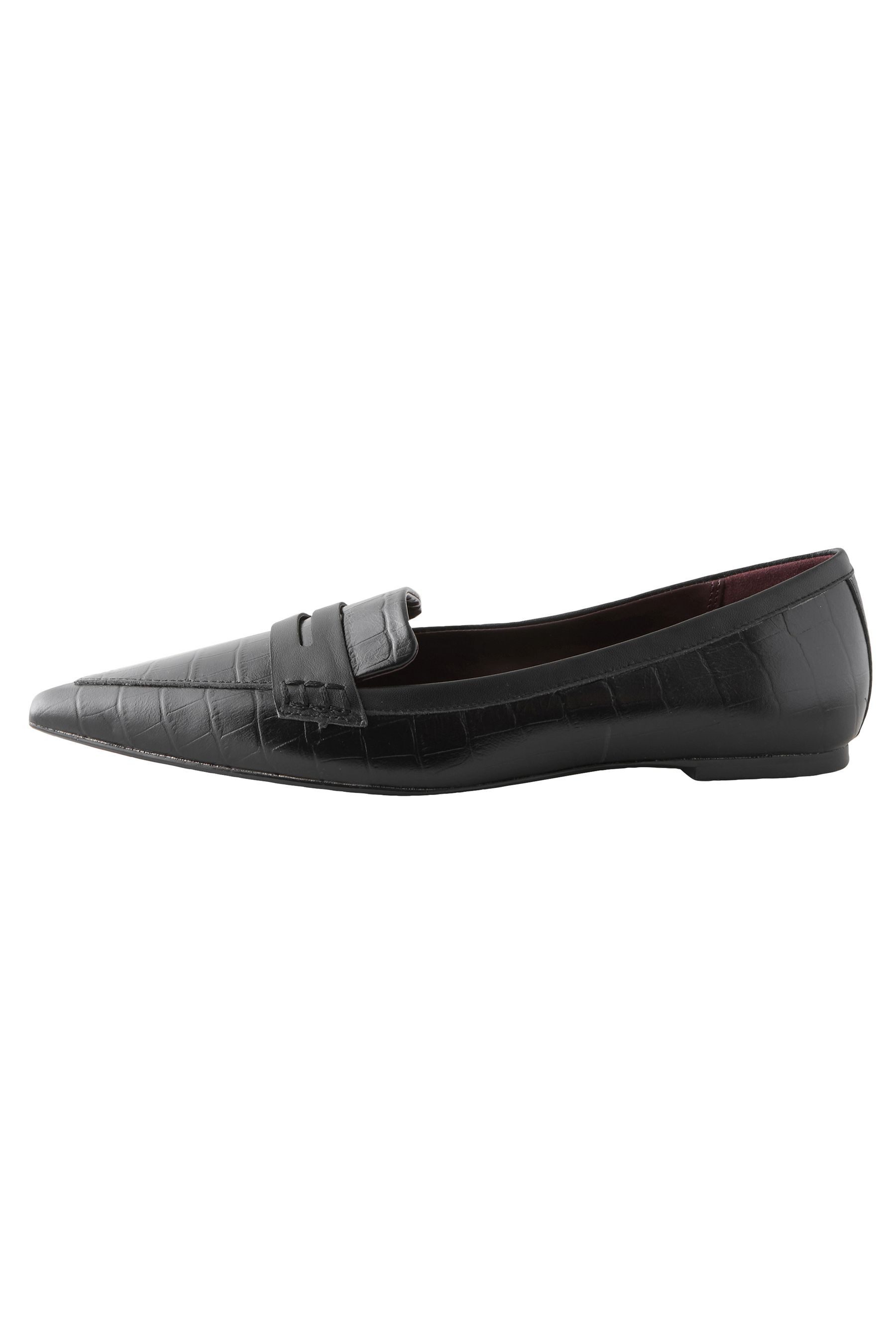 Next Forever Comfort® Spitze Loafer aus Premium-Leder Loafer (1-tlg) günstig online kaufen