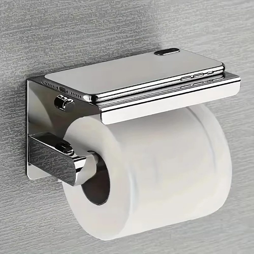 FOUORTUNATE-BEE Toilettenpapierhalter Ohne Bohren mit Ablage,Selbstklebende günstig online kaufen