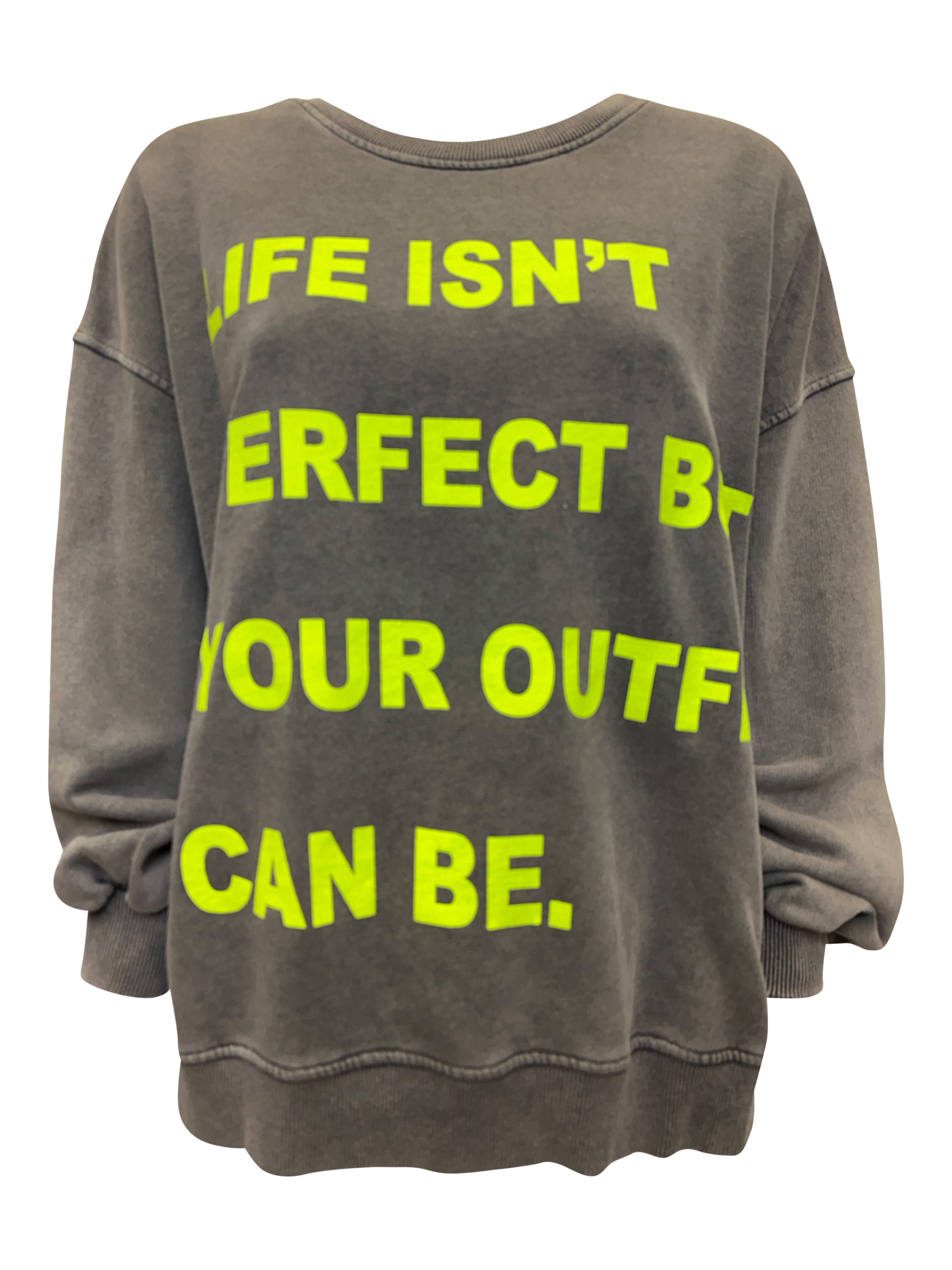 Worldclassca Sweatshirt Worldclassca Sweatshirt Langarmshirt Schriftzug Vintage Pullover