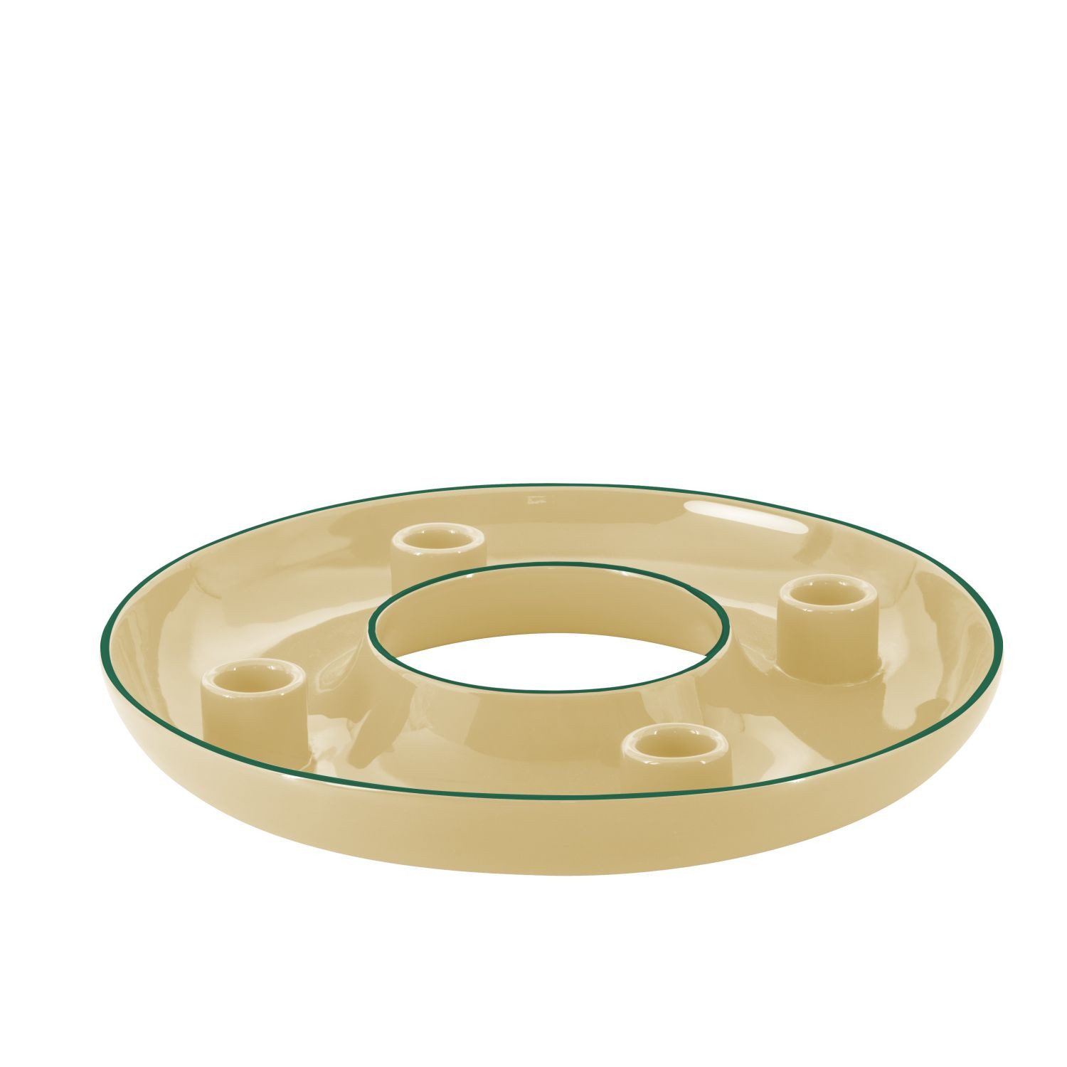 Remember Kerzenhalter Adventskranzschale Lucia Beige