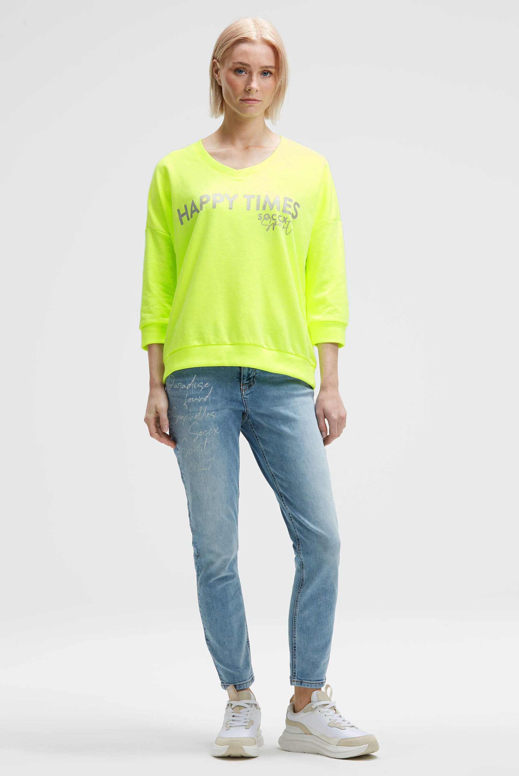 SOCCX Sweater mit Baumwolle