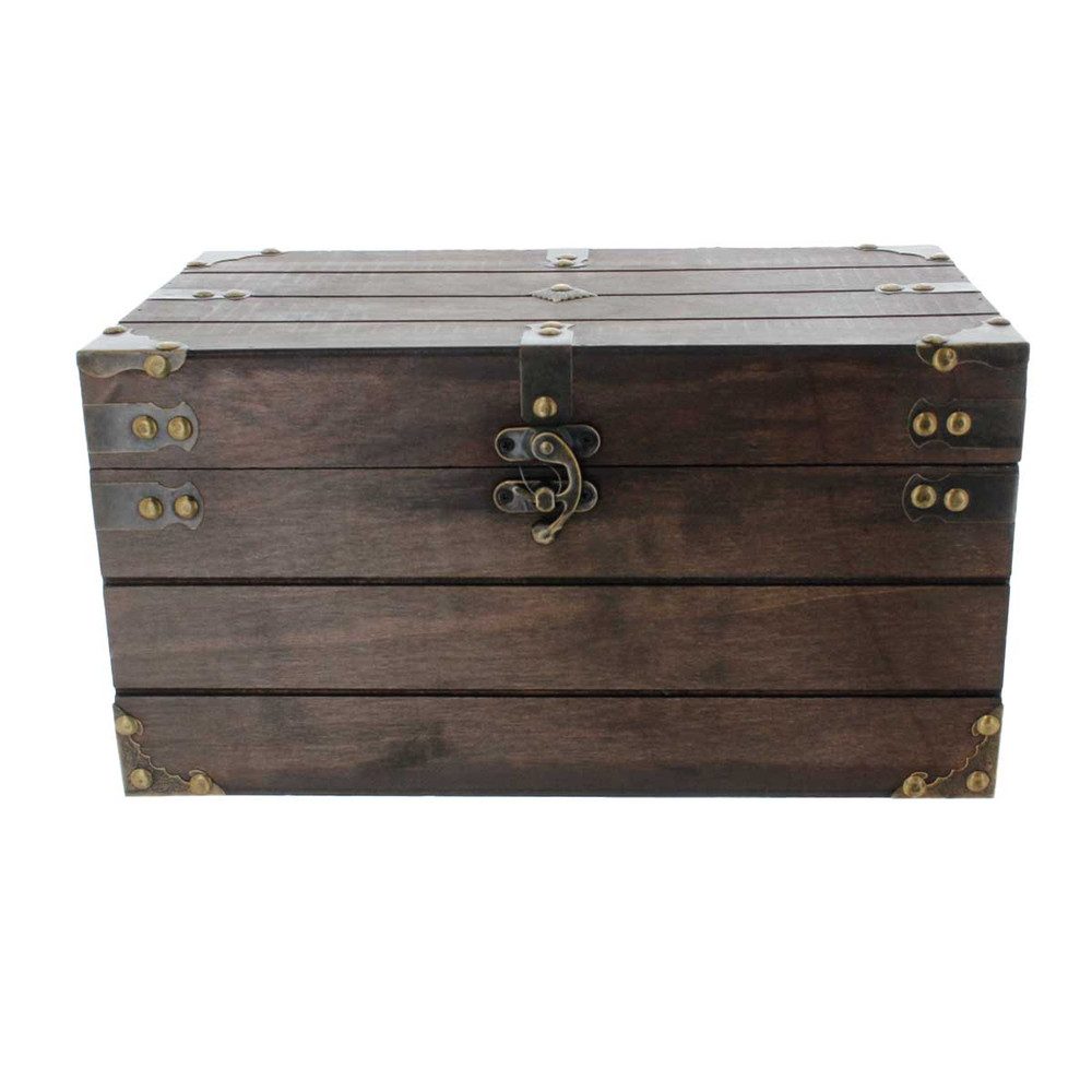 MICA Truhe Truhe grau - ca. 29 x 16 x 14 cm günstig online kaufen