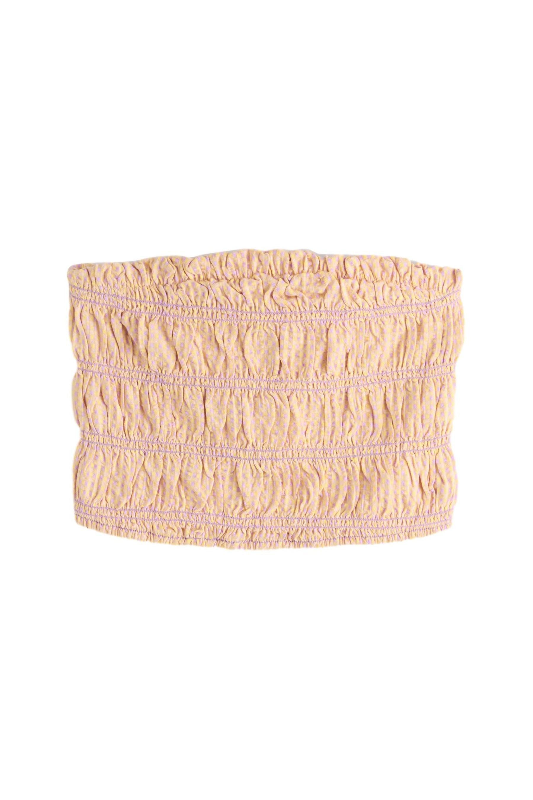 Next Bandeautop Gerafftes Bandeau-Schlauchtop (1-tlg)
