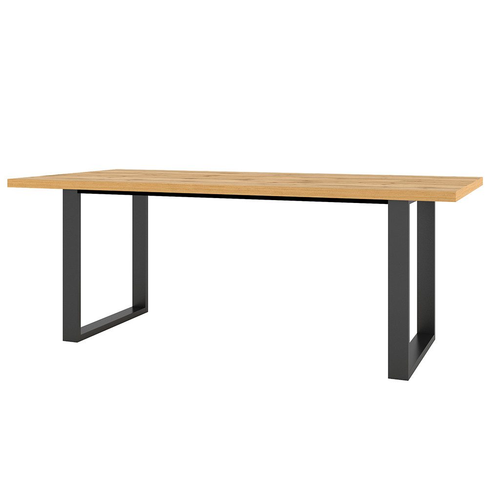 Lomadox Esstisch HENDERSON-83, Esszimmer Tisch in Wotan Eiche Nb., B/H/T ca. 200/76/100 cm