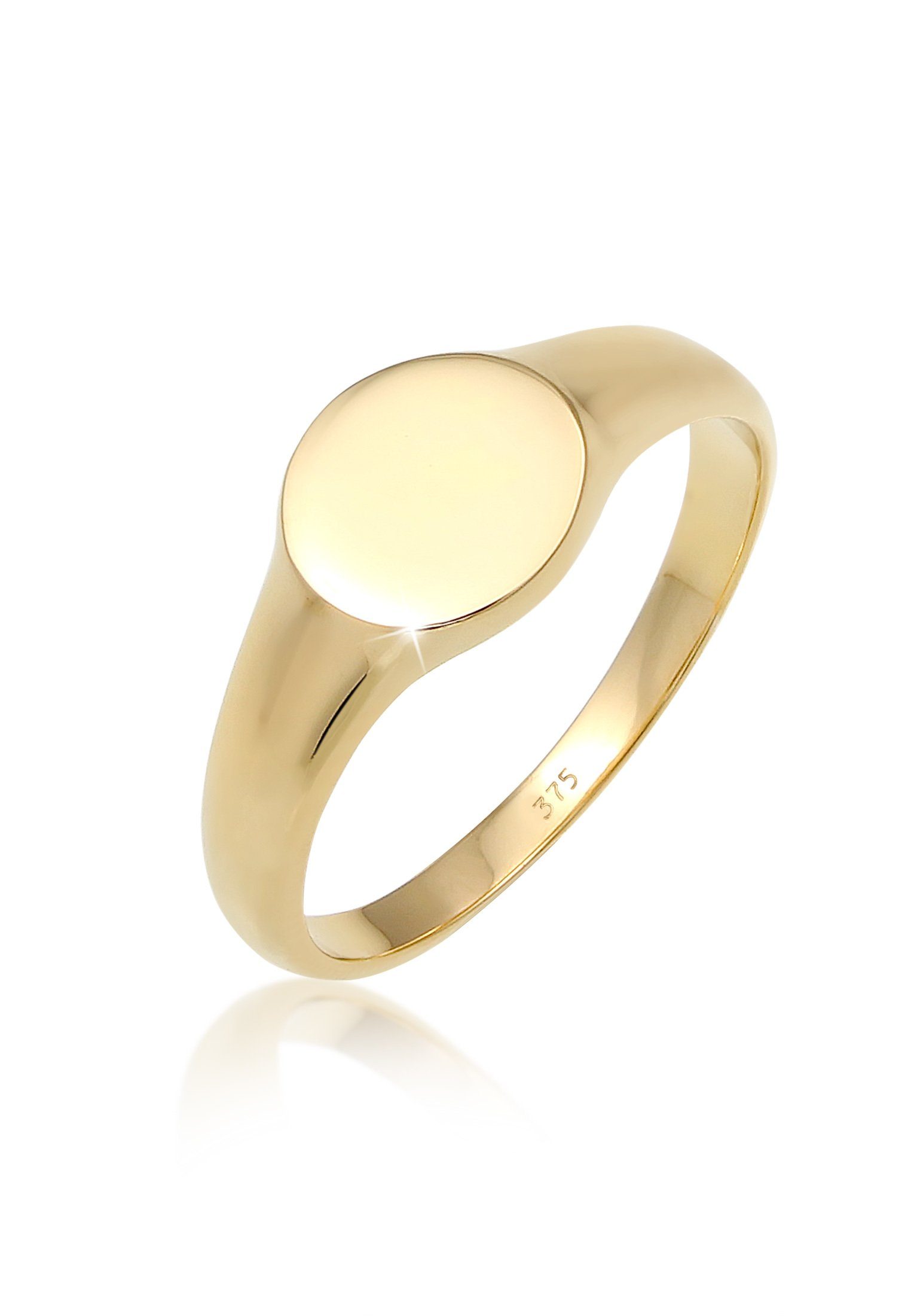 Siegelring Siegelring rund 375 Gelbgold