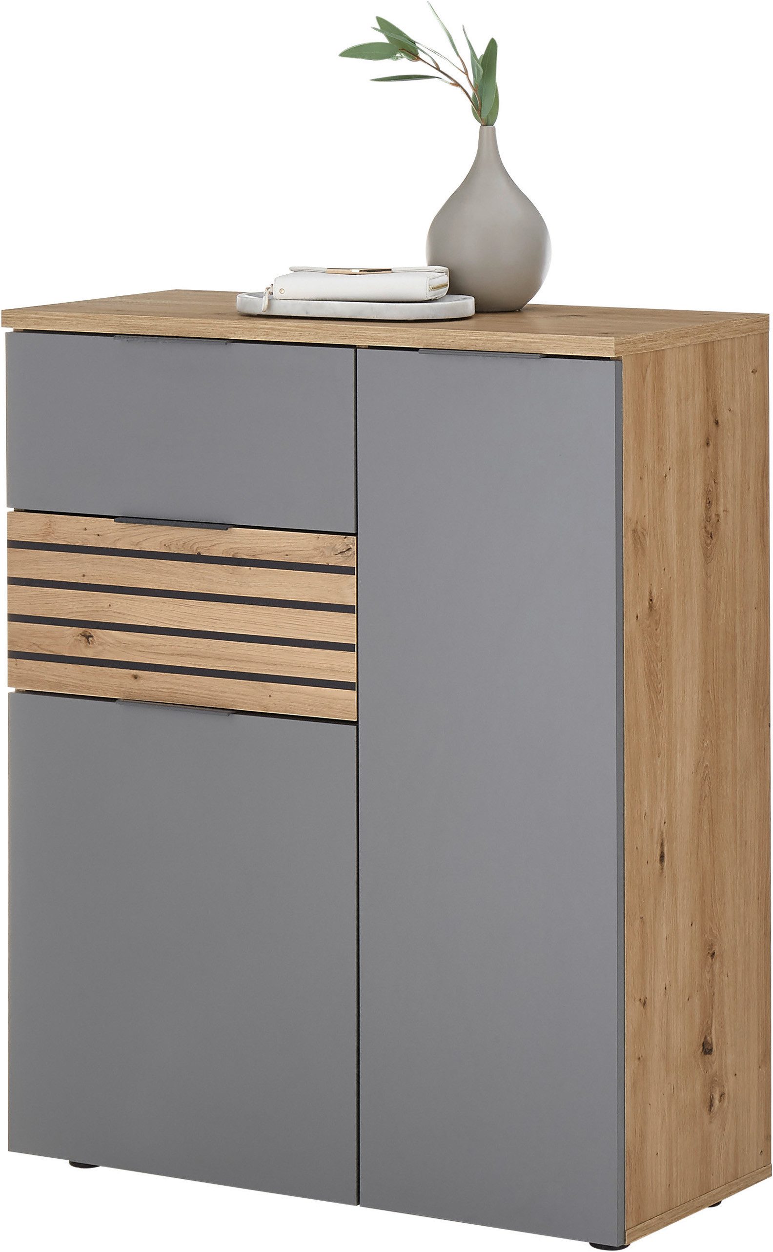 HBZ Schuhschrank "Milan, BxHxT 85x103x38cm", (1 St.), Mit 2 Türen, 2 Schubk günstig online kaufen