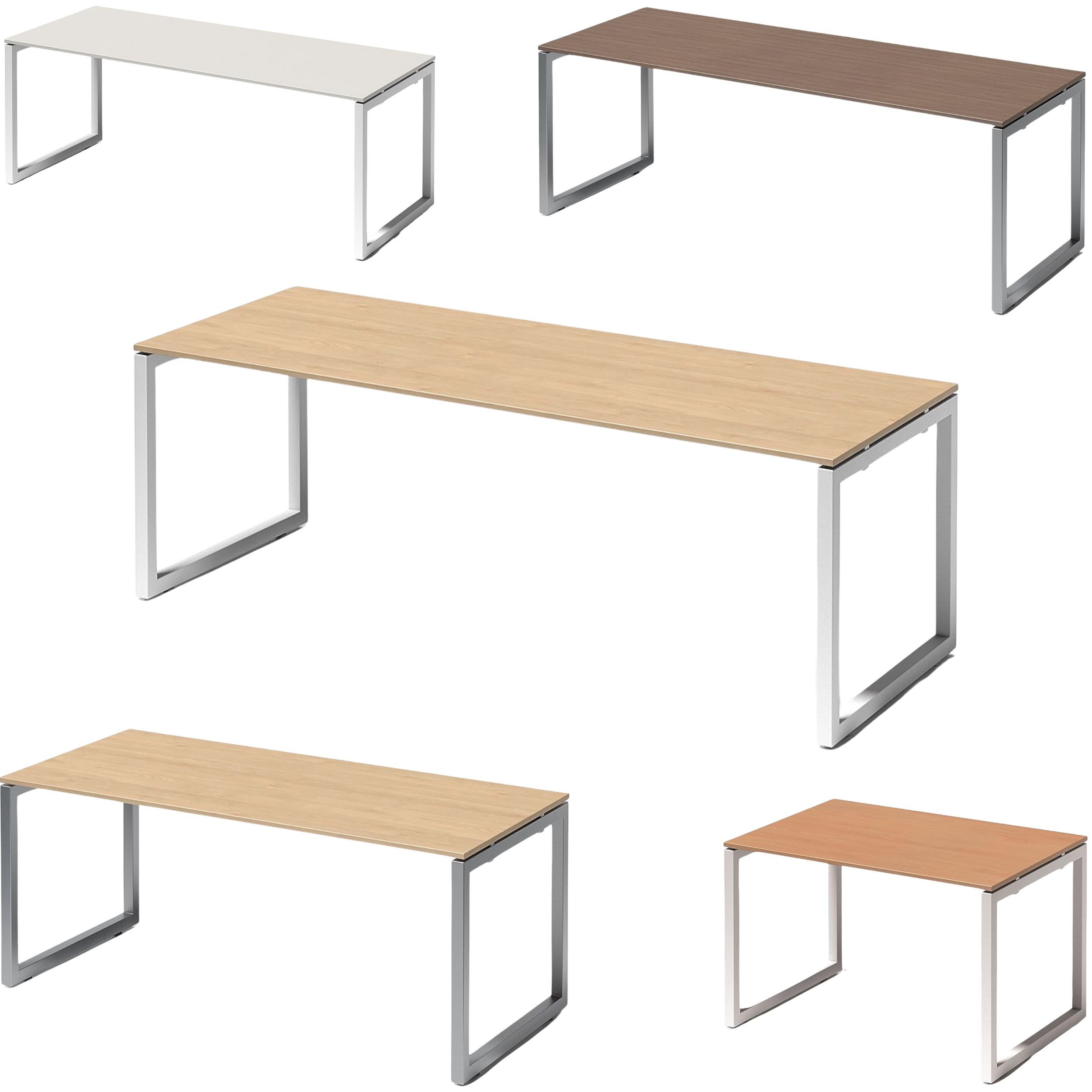 Bisley Schreibtisch Cito Schreibtische DOF, in - Maße: H 74 x B 120 x T 80 cm