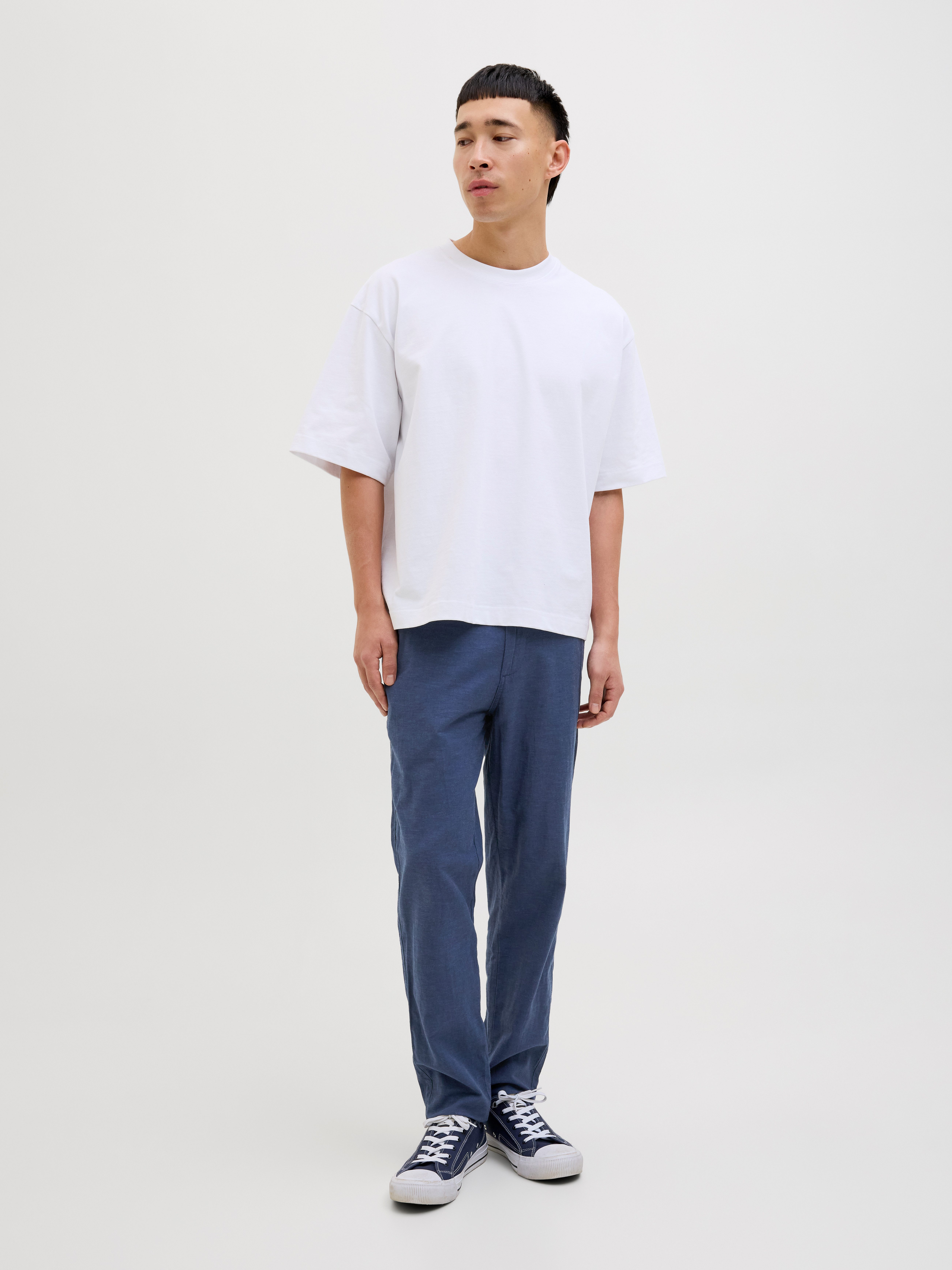 Jack & Jones Chinohose JPSTACE SUMMER CHINO PANT SN mit Reißverschluss