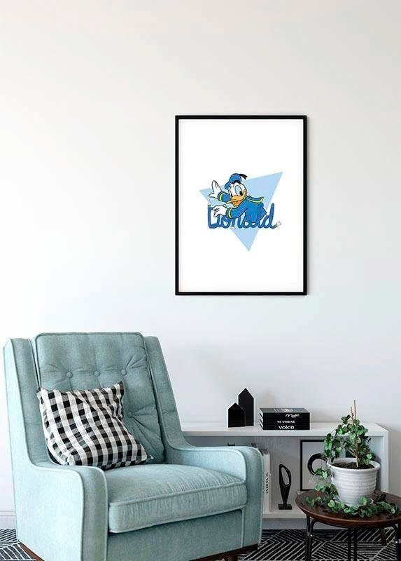 Komar Poster Donald Duck Wohnzimmer Schlafzimmer, St), (1 Kinderzimmer, Triangle, Disney