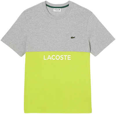 Lacoste T-Shirt aus Baumwolljersey mit Colorblock
