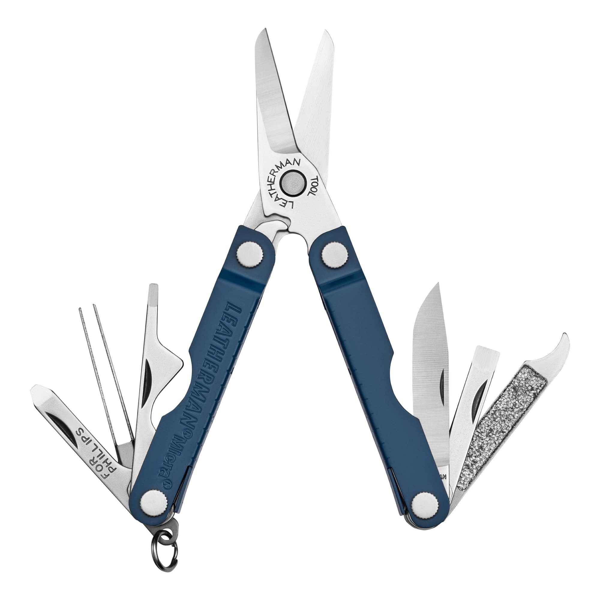 Multitool Leatherman Micra - Edelstahl-Multi-Tool - 9 Werkzeuge - Navy