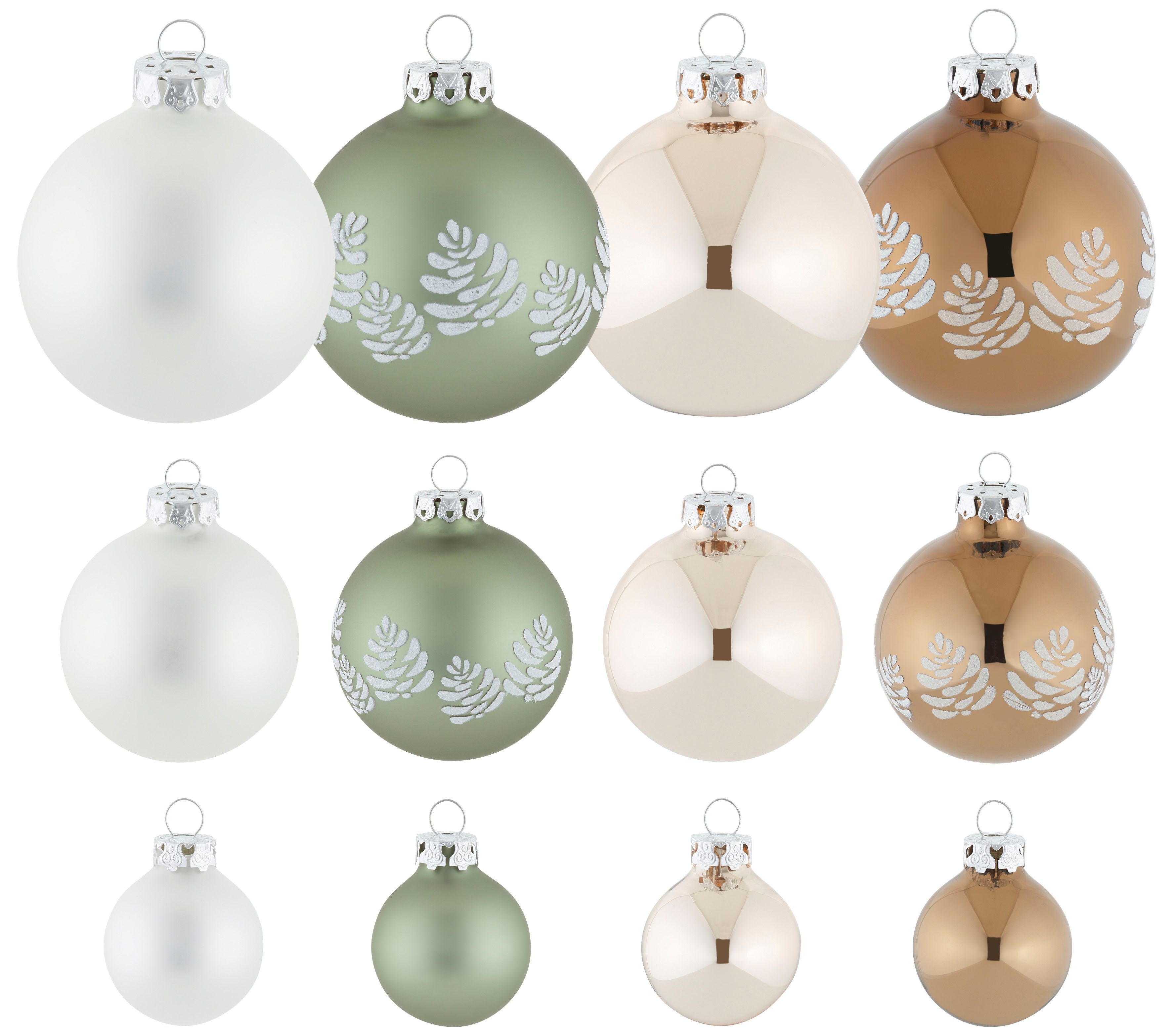 Thüringer Glasdesign Weihnachtsbaumkugel »Nature« (30 Stück) online kaufen  | OTTO