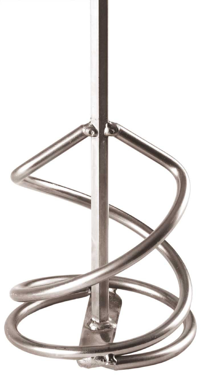 BERG TECTOOL Rührquirl UNIVERSAL-WENDELRÜHRQUIRL UWRR 105 S - MIT RING 105X600 HEX10, Ø 10,50 mm, L: 60 cm, (1-St)