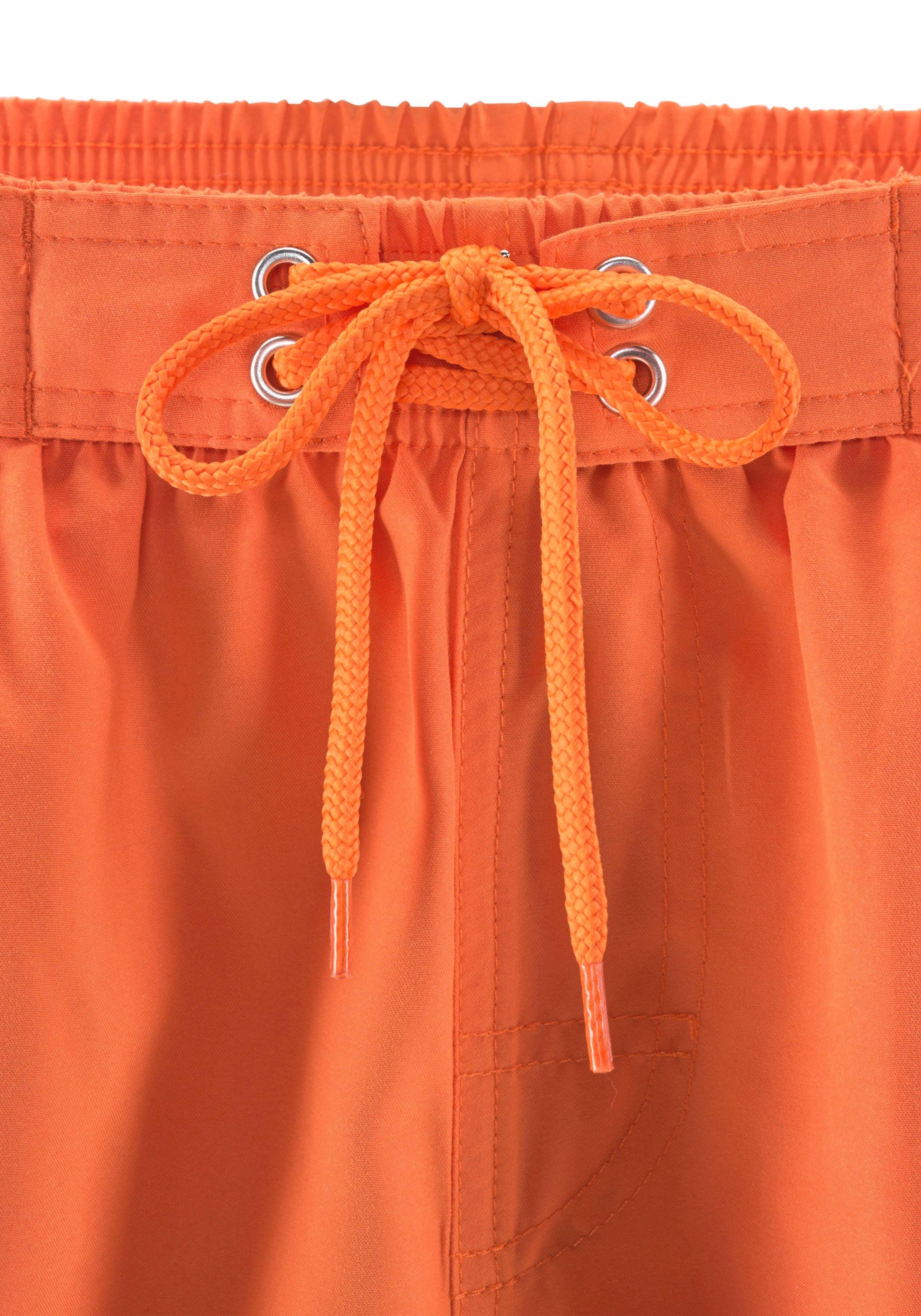 s.Oliver Badeshorts Philip mit Logo-Print im Used-Look