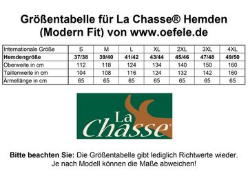 La Chasse® Karohemd Jagdhemd Hirsche Herren Oliv/grün Jägerhemd Trachtenhemd Motiv Rotwild