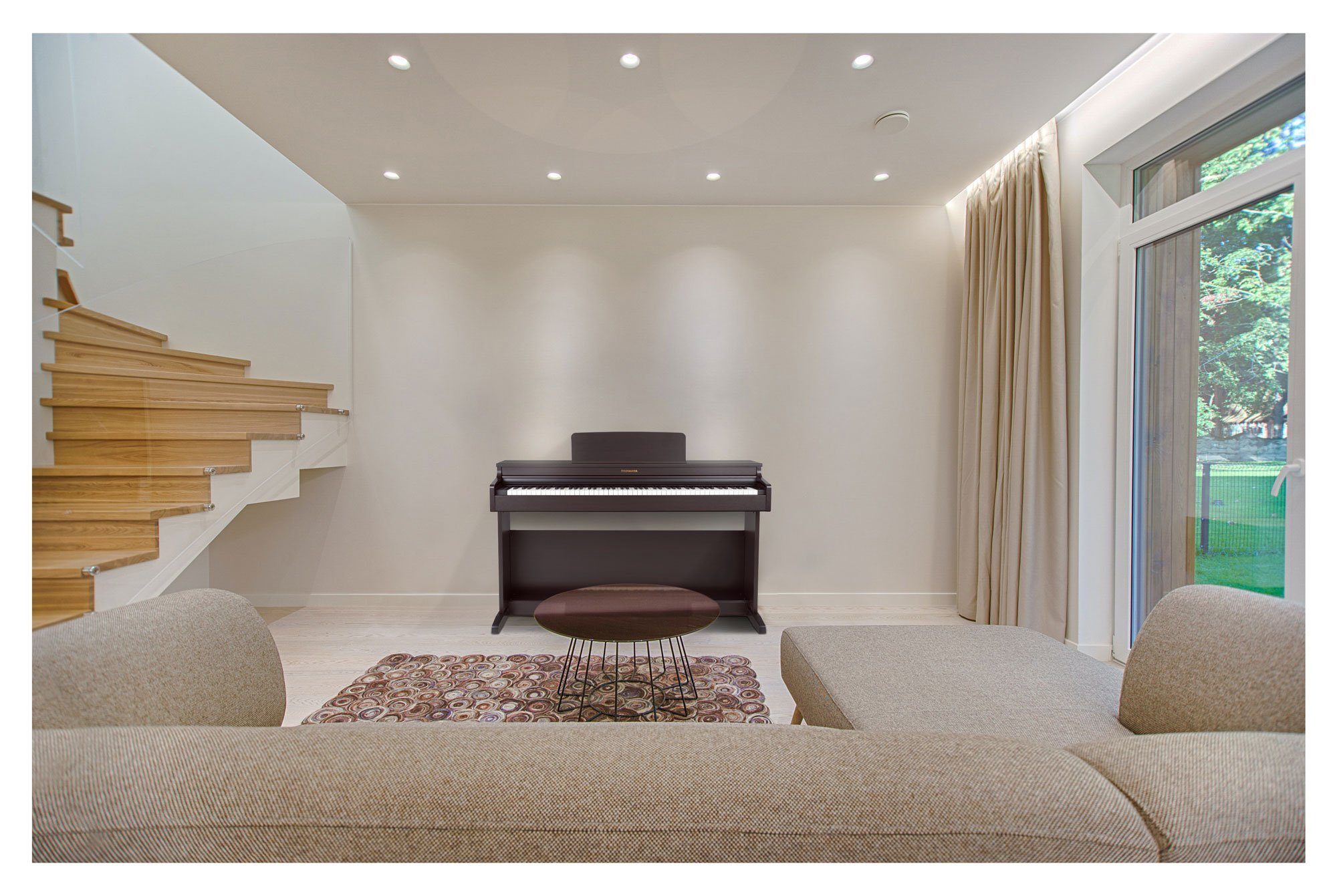 Steinmayer Digitalpiano DP-321 E-Piano Set - 88 Tasten mit Hammergewichtung und Ebony Feel (Spar-Set, inkl. Klavierbank, Kopfhörer & Schule), Polyphonie: 256, Bluetooth: Audio, MIDI, Record