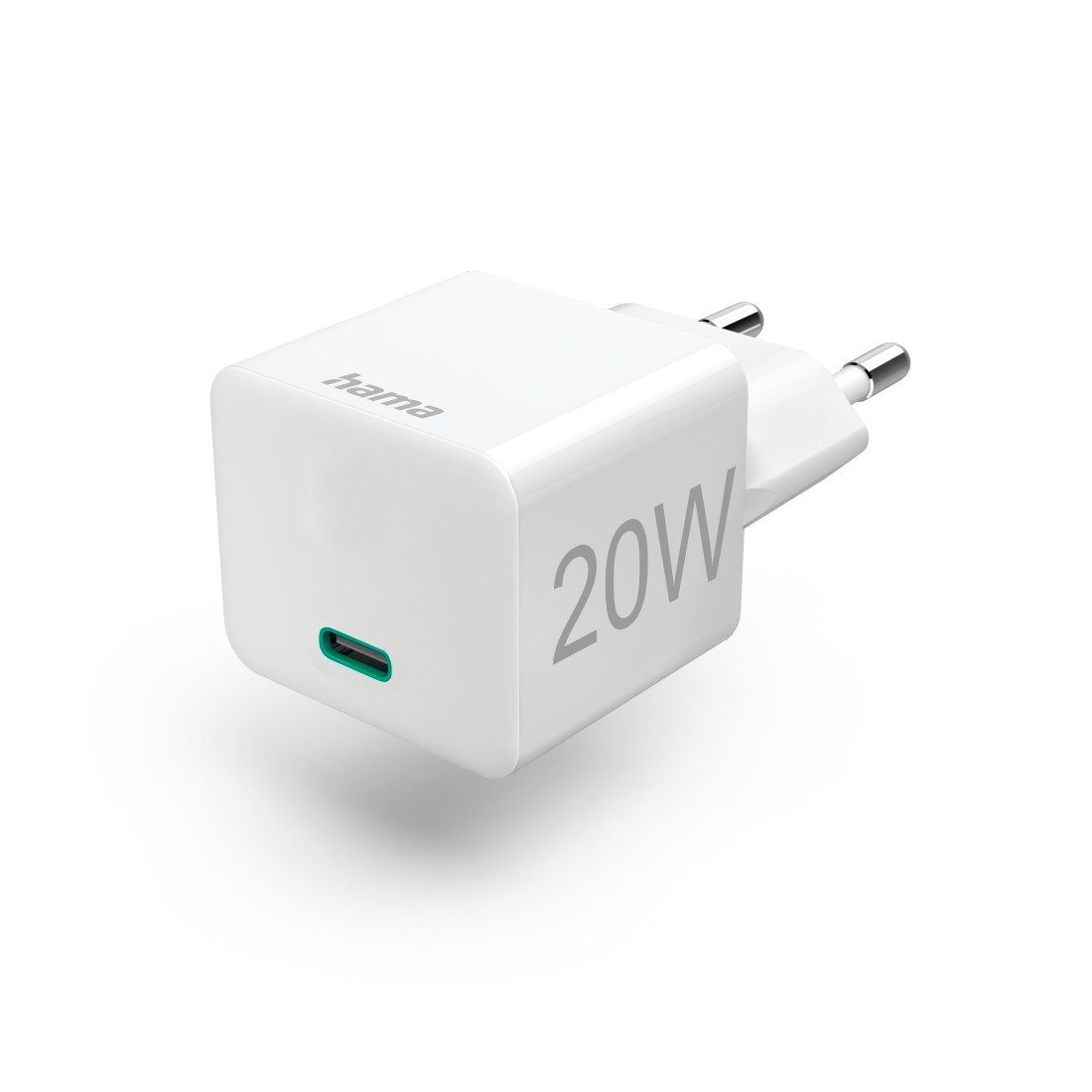 Mini Ladegerät Smartphone, Power Delivery (PD)/Qualcomm®, 20 W, Weiß USB-Ladegerät