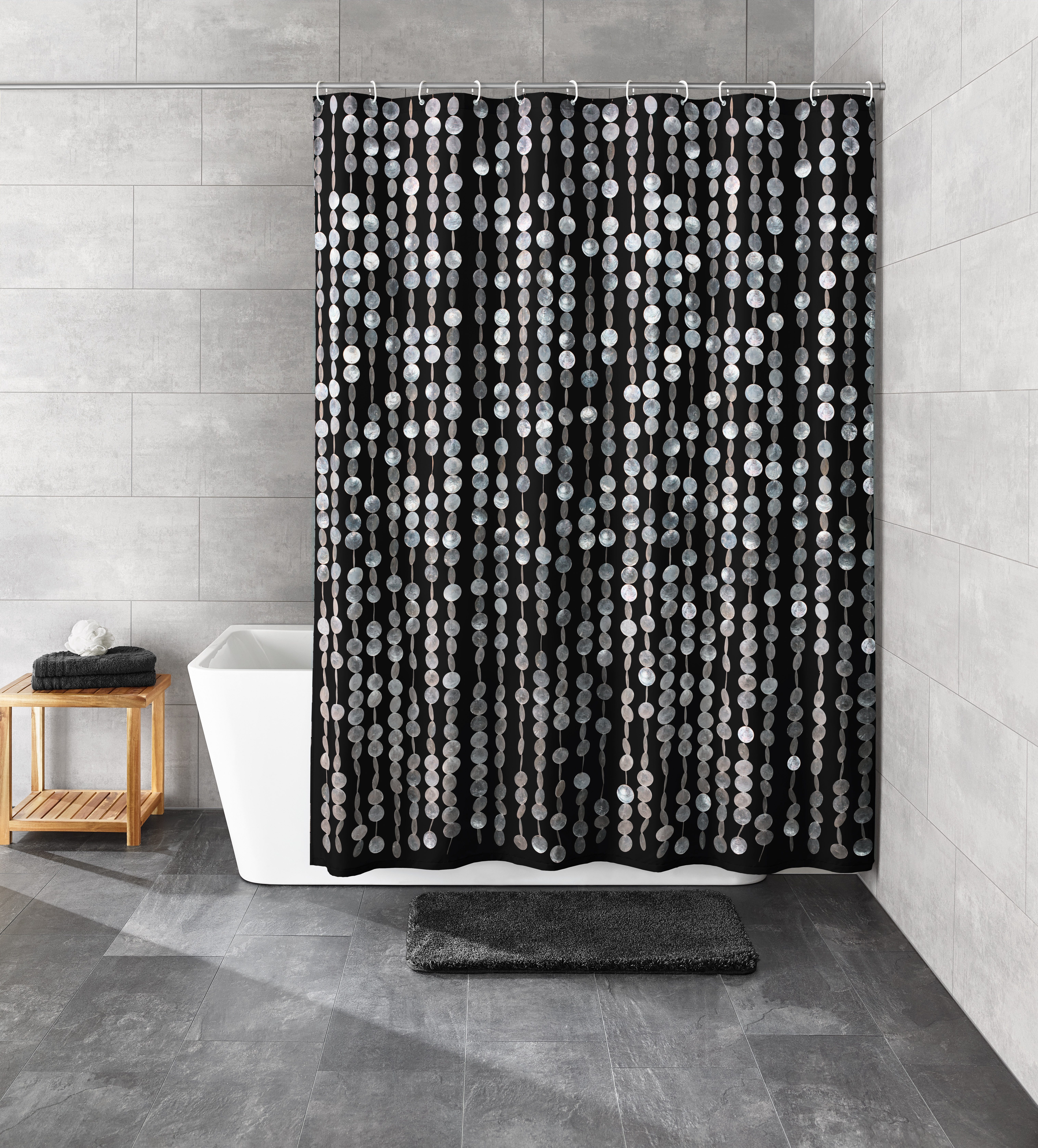 Kleine Wolke Duschvorhang » Perla« Breite 180 cm
