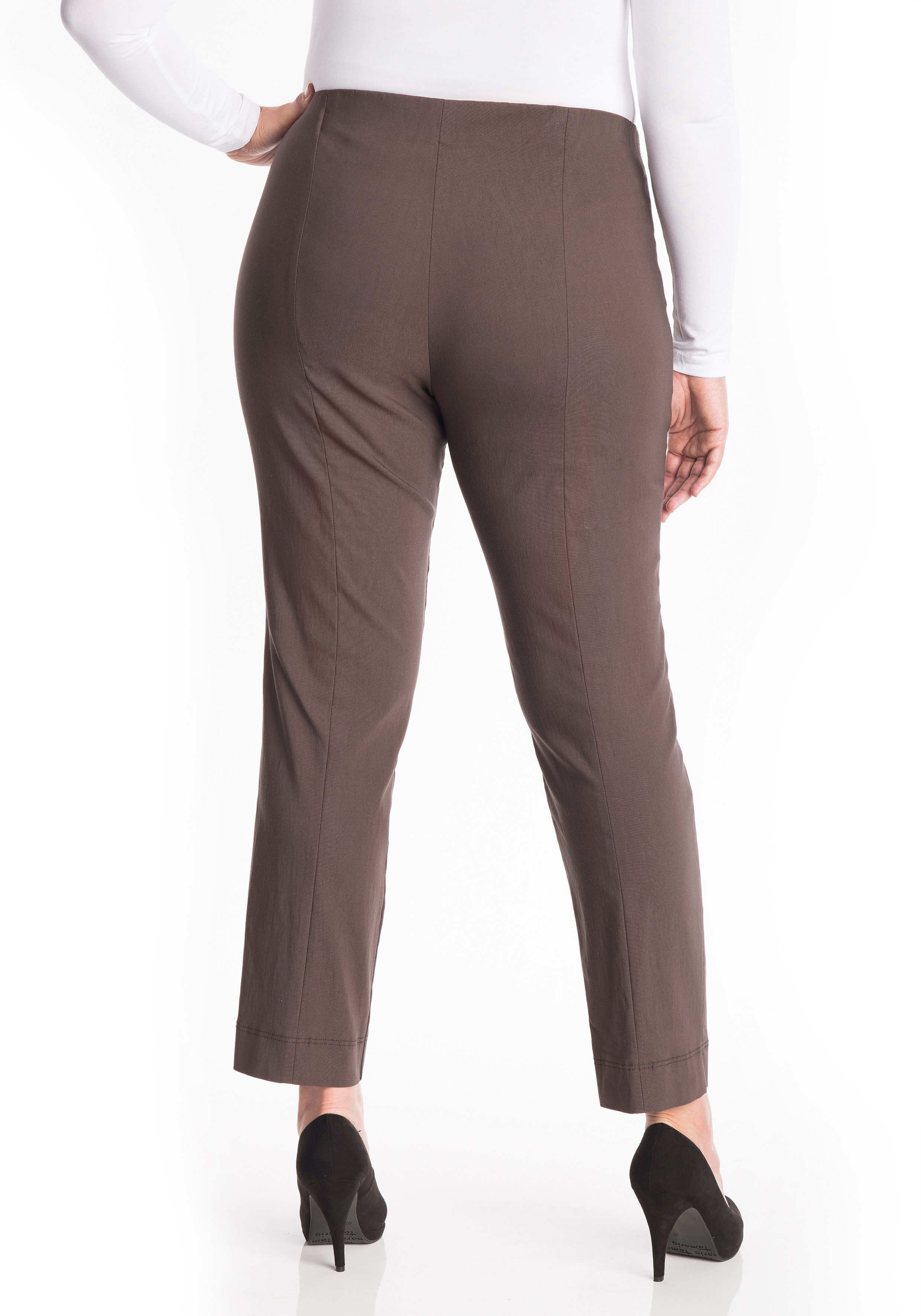 KjBRAND Stoffhose Susie XS Ankle Bengaline Sommerhose mit Schlupfbund günstig online kaufen