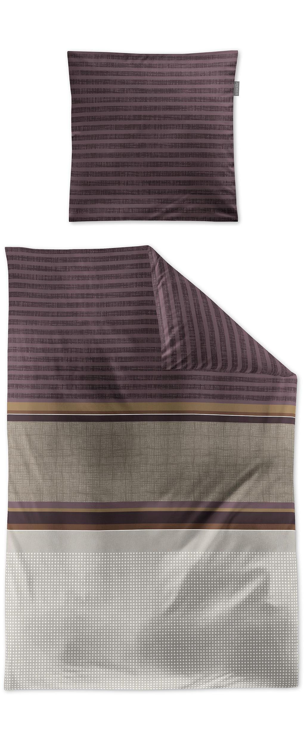 Irisette Bettwäsche Wave 8563, Mako-Satin, 2 günstig online kaufen