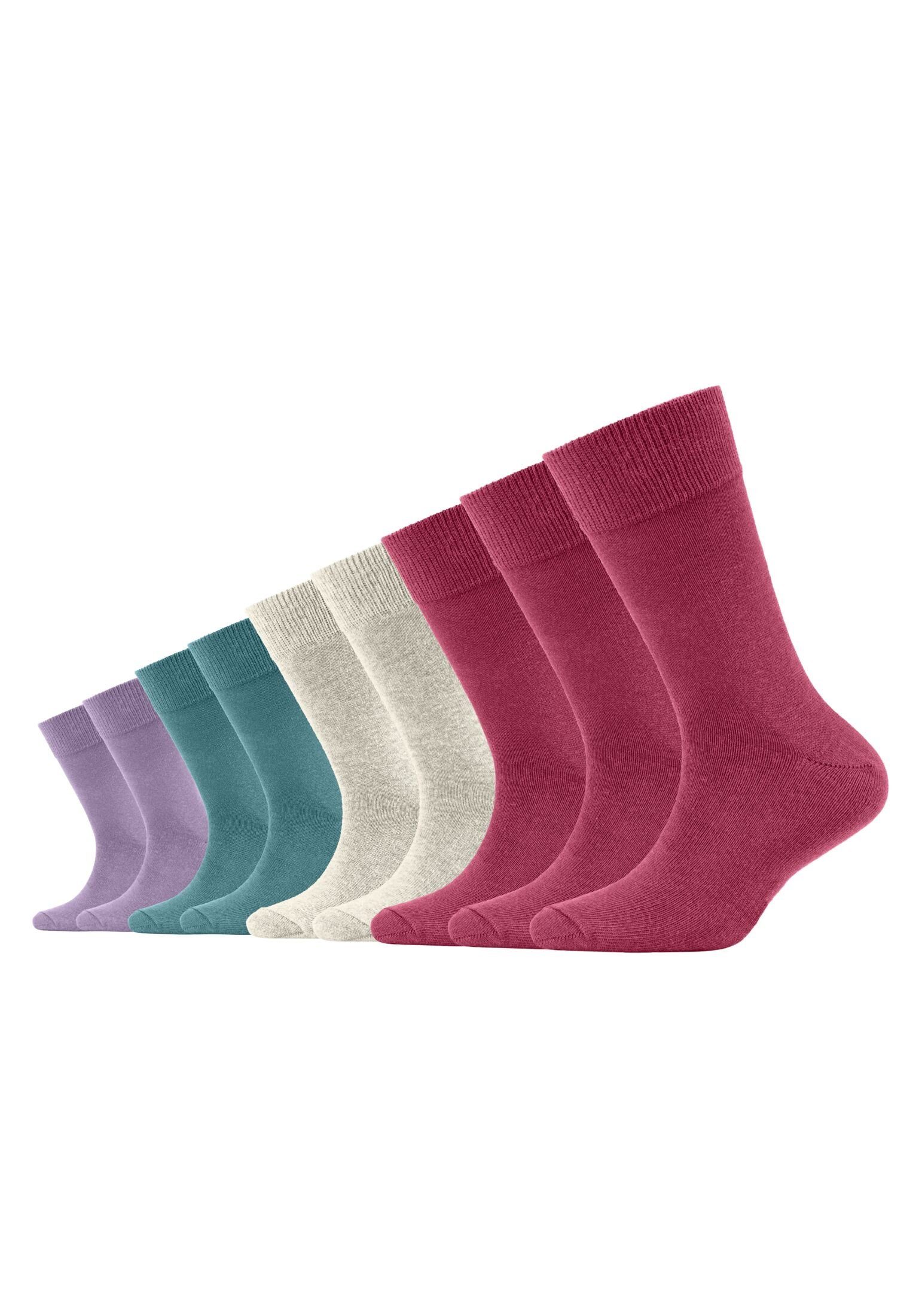 s.Oliver Socken Socken Kinder Strümpfe mit weichem Bund Baumwolle Pflegeleicht red bud | Lange Socken