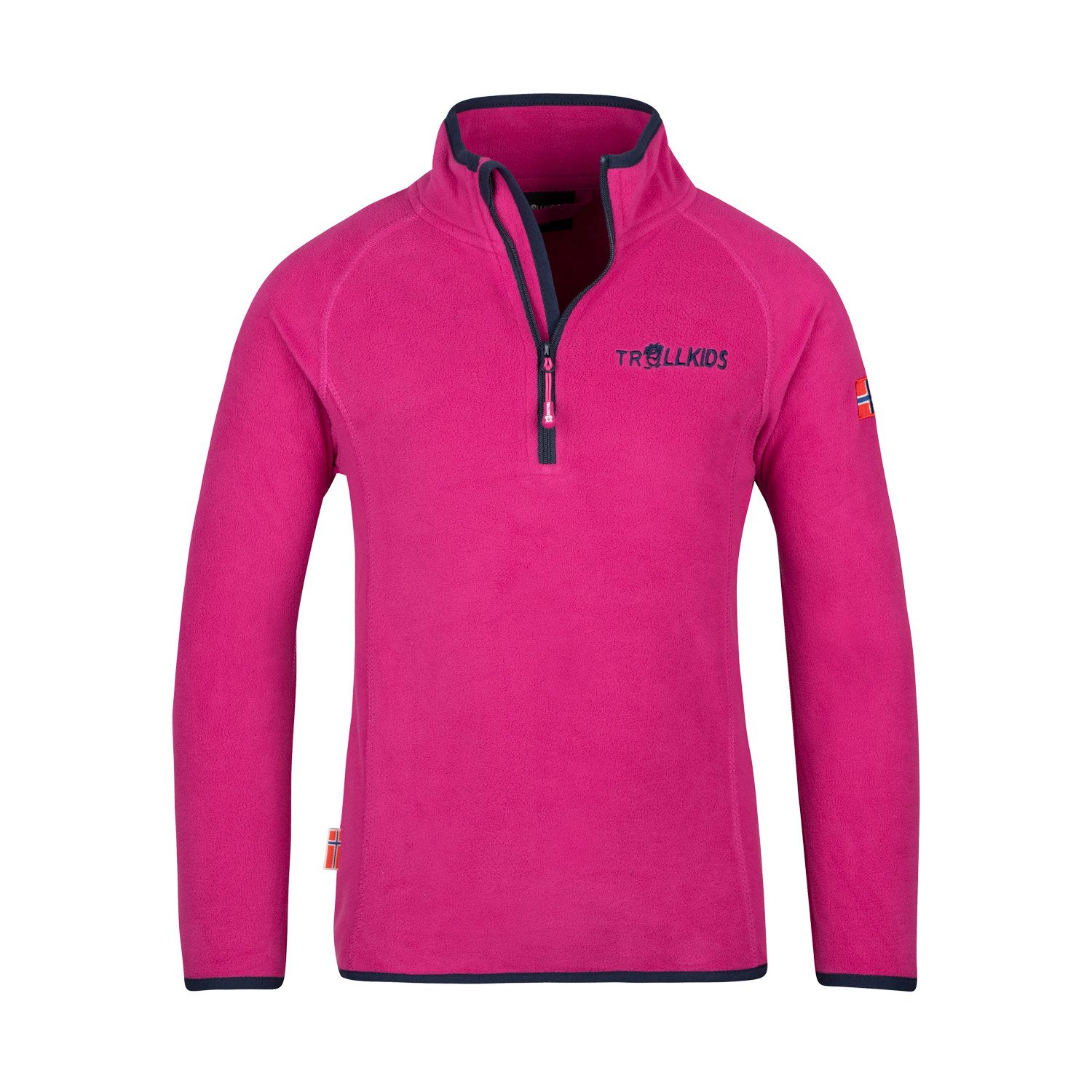 TROLLKIDS Strickfleece-Pullover KIDS NORDLAND HALF ZIP
