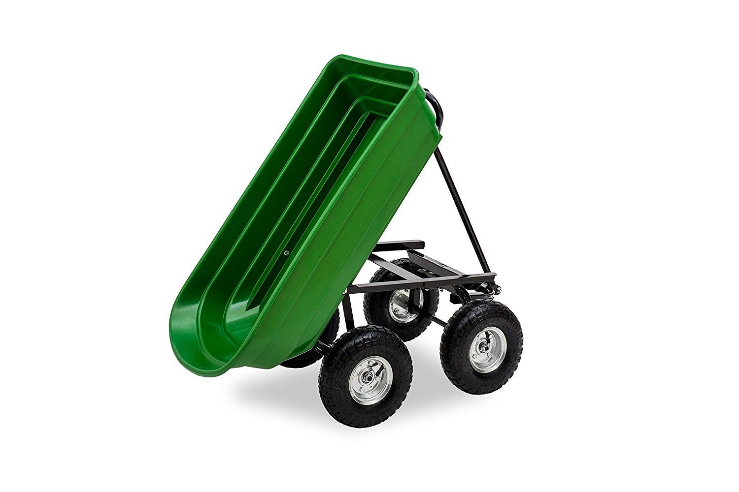 RAMROXX Bollerwagen Transportwagen Gartenwagen Schubkarre mit Kippfunktion bis 250 kg