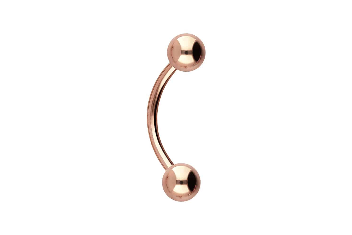 PIERCINGLINE Bauchnabelpiercing Titan Banane (Bananen / günstig online kaufen