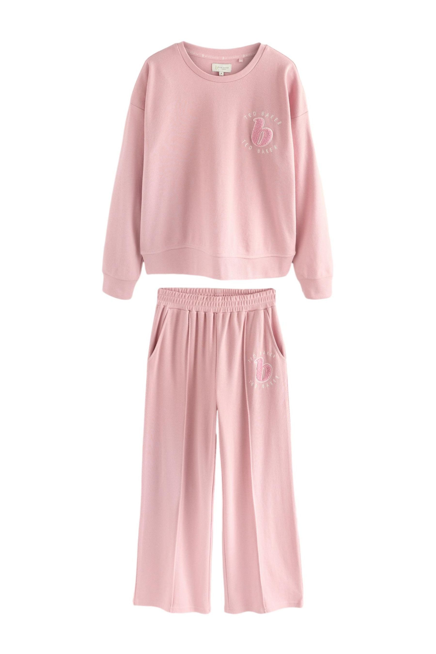 B by Ted Baker Pyjama B by Ted Baker Schlafanzug mit weitem Bein (2 tlg) günstig online kaufen