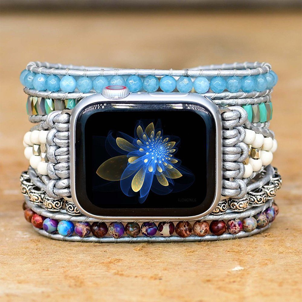 ELEKIN Smartwatch-Armband für Uhrengürtel,Armbänder Armbänder Apple blau,38-41mm,42-45mm Watch