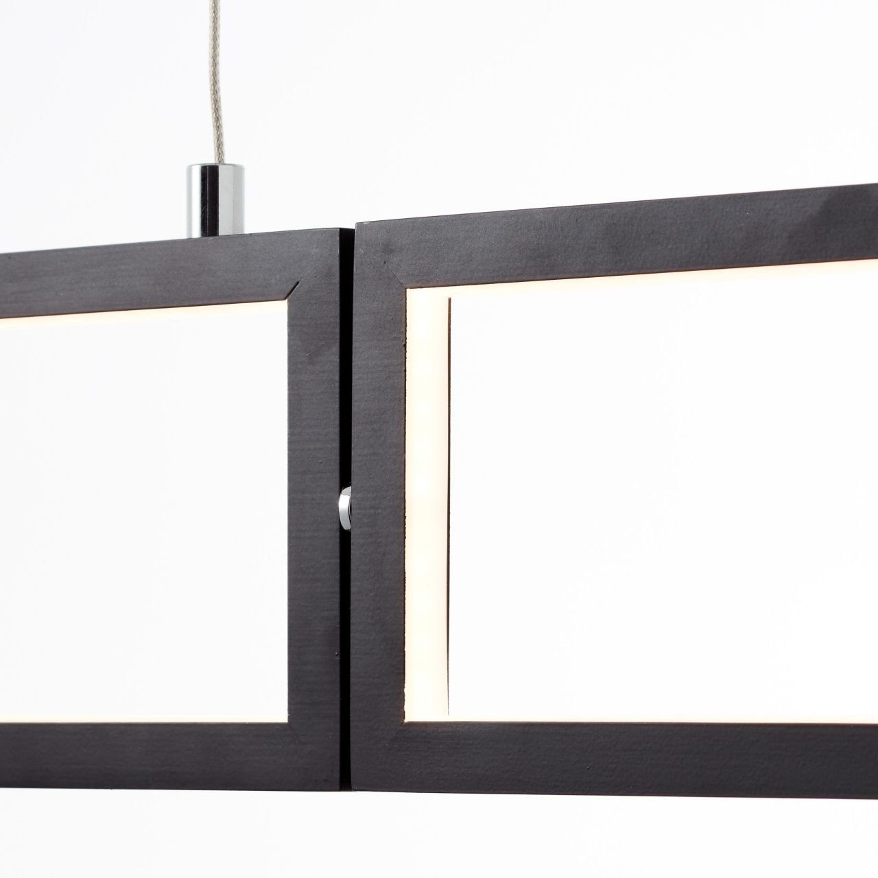 Brilliant Pendelleuchte Ranut, DimmfunktionMemoryfunktion, Warmweiß, Lampe, Ranut LED Pendelleuchte 3flg schwarz, 3x LED integriert, 11.3W