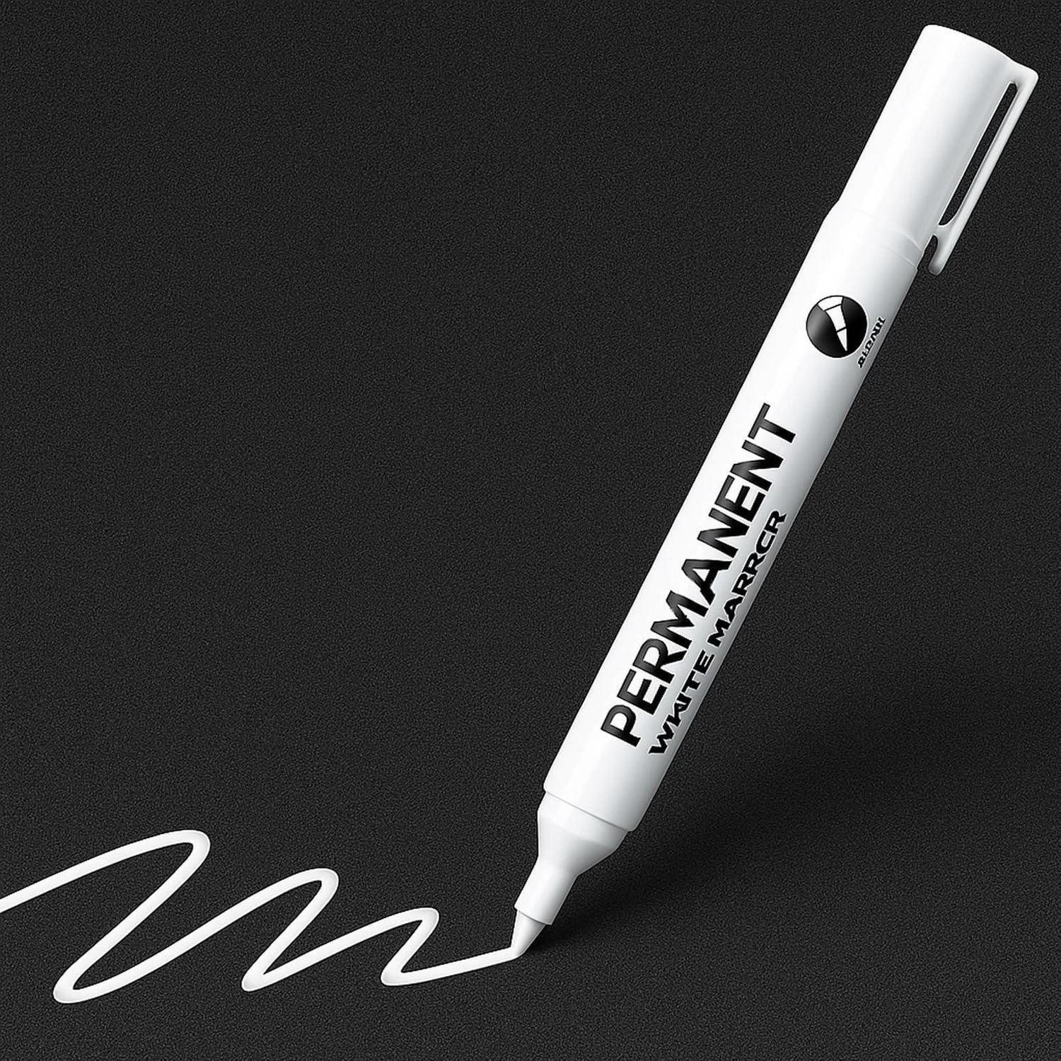 LuxusKollektion Permanentmarker Acrylstift weiß 2,0mm wasserfest