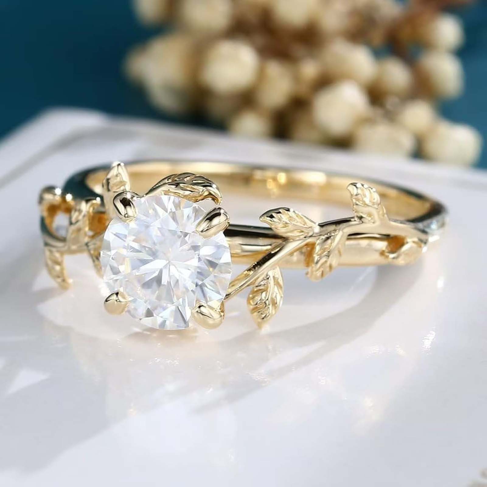 Diamantring 1ct D Vs1 3ex,lab grown diamant ring,verlobungsring,gold 585 ring