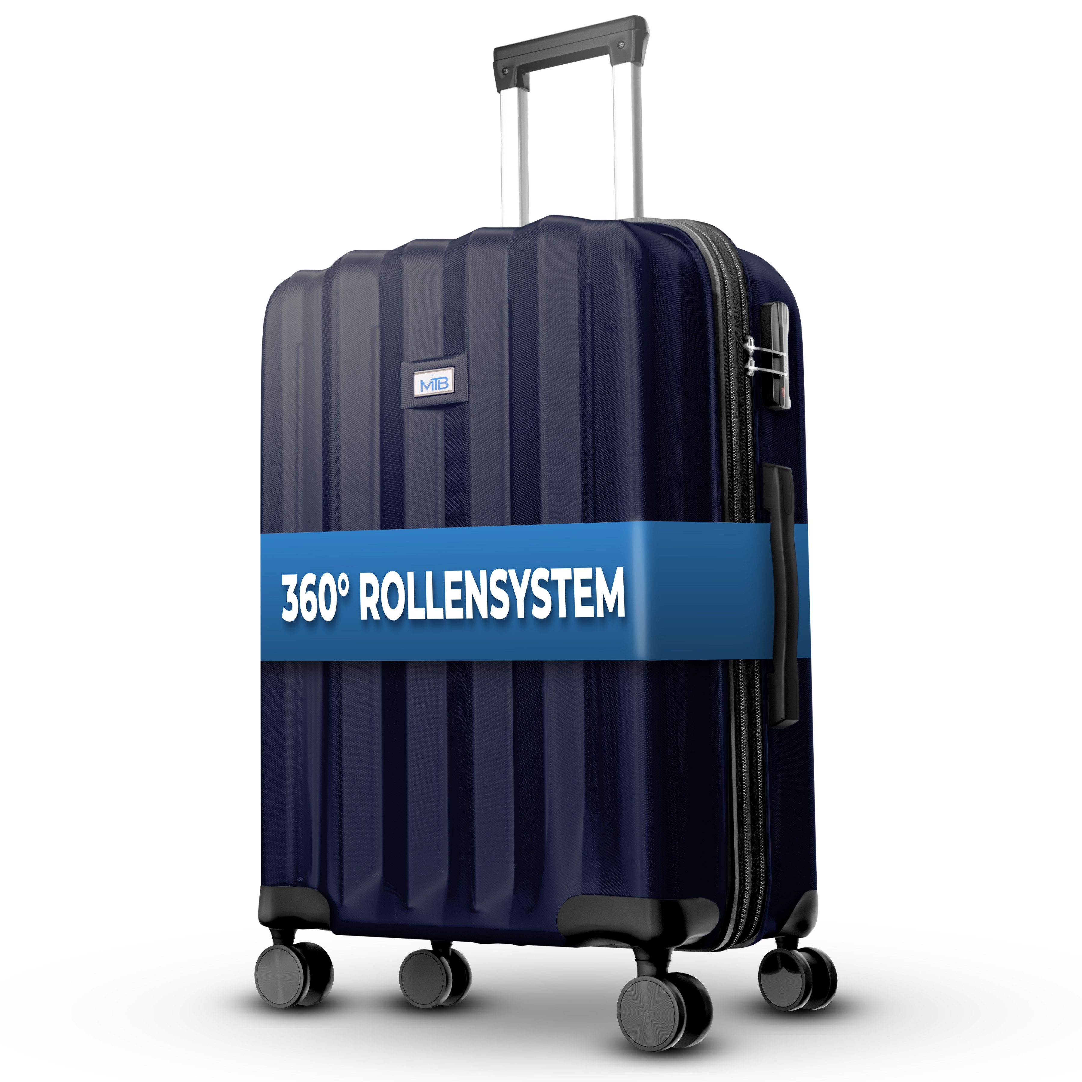 My Travel Bag Koffer Hartschalen-Trolley Reisekoffer Trolley Tasche Rollkoffer ABS 75cm, Dehnungsfuge für bis zu 20% mehr Volumen