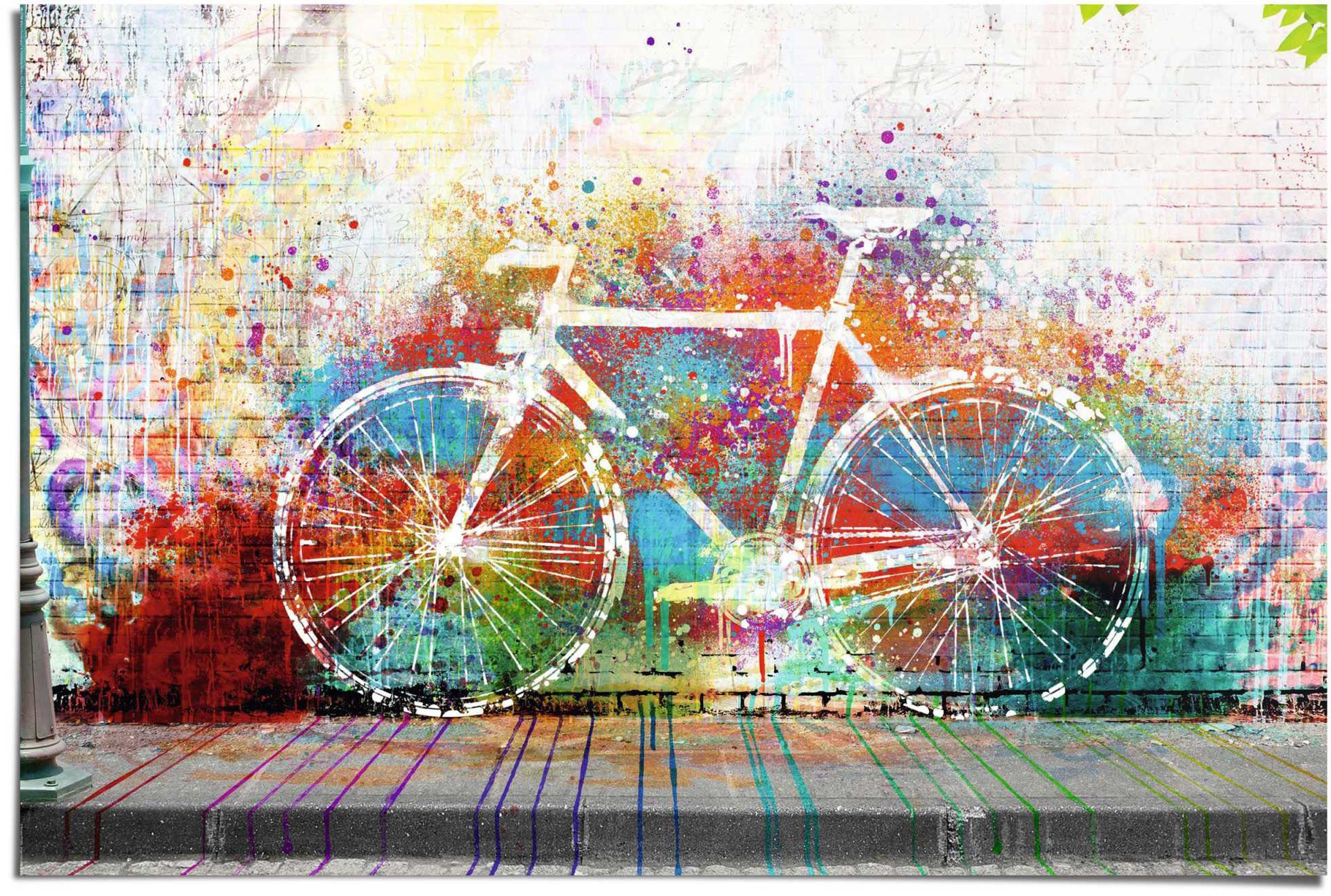 Reinders! Poster »Graffiti Fahrrad«, (1 Stück)-Otto