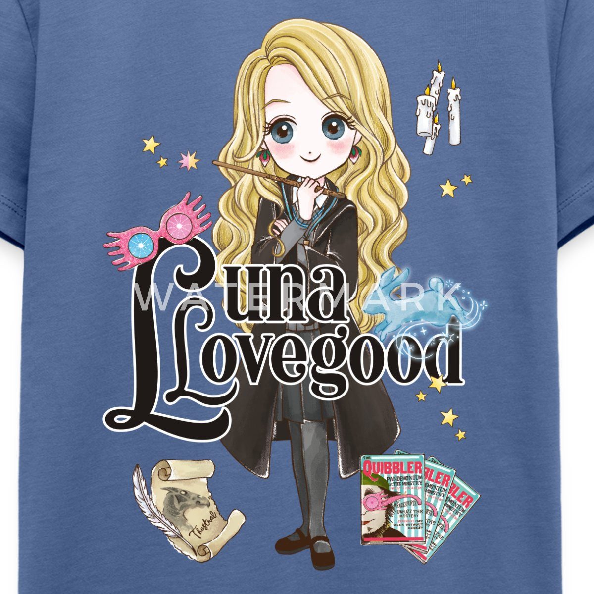 Spreadshirt T-Shirt Harry Potter Luna Lovegood Teenager Premium T-Shirt (1-tlg)