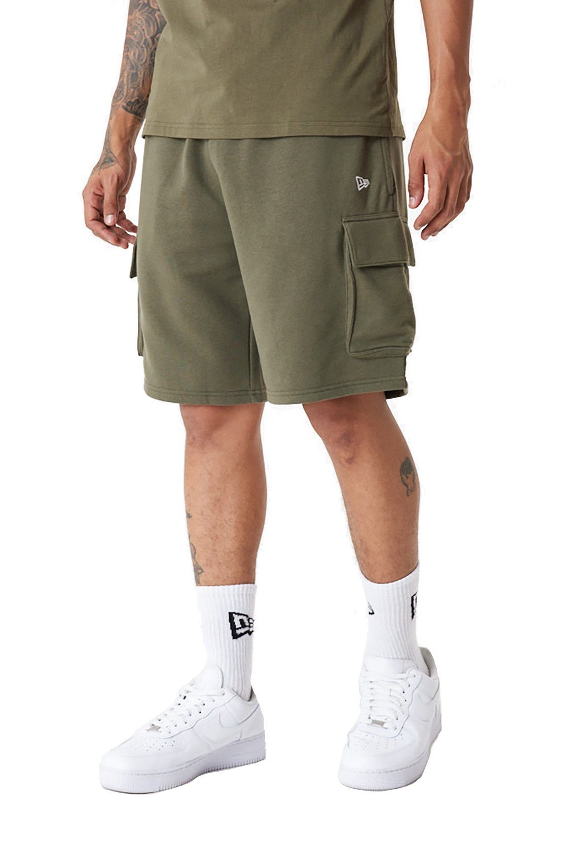 New Era Cargoshorts New Era Herren Shorts NE ESSENTIALS CARGO SHORT Khaki