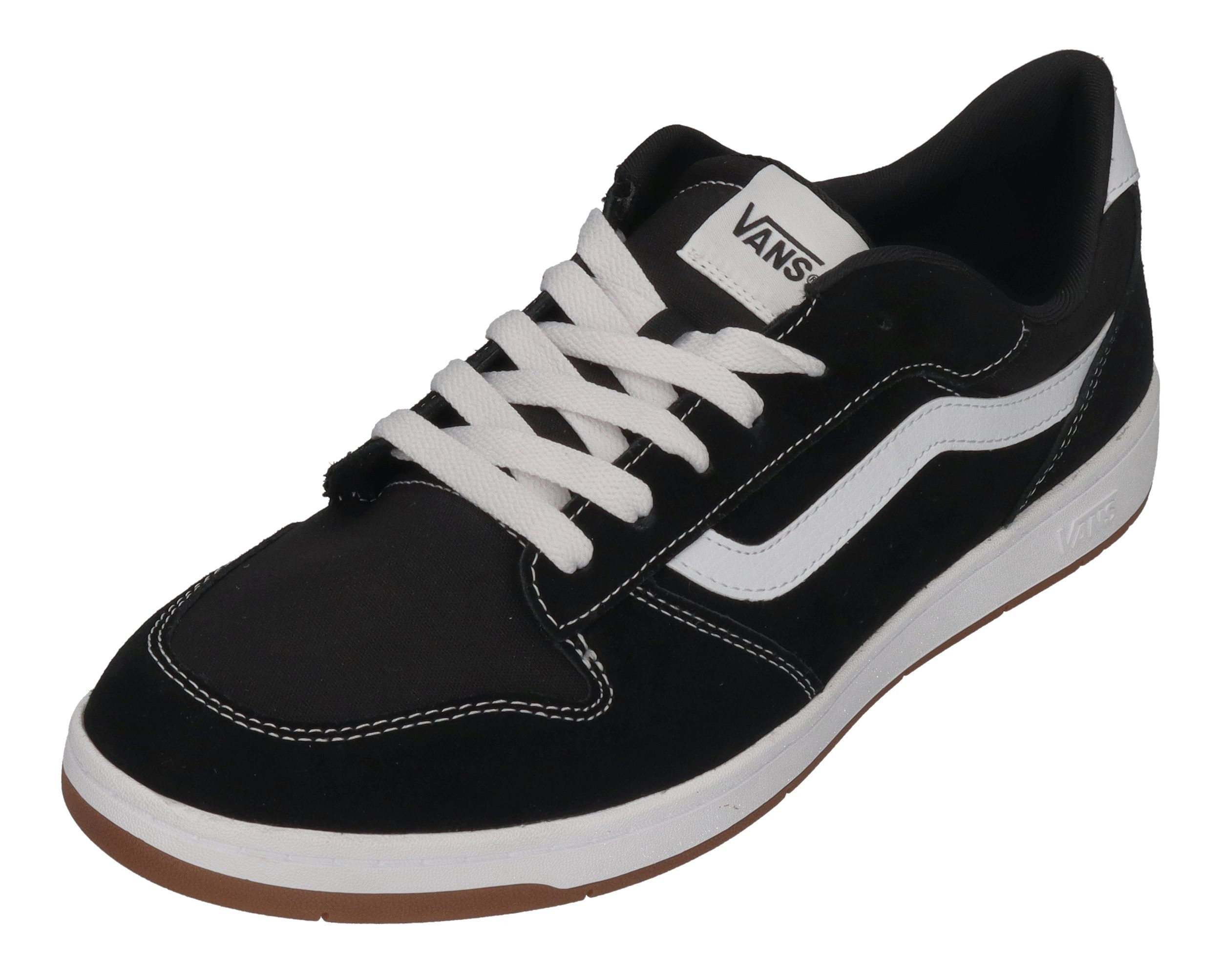 Vans RYLAND LS Suede/Canvas Skateschuh Black/White