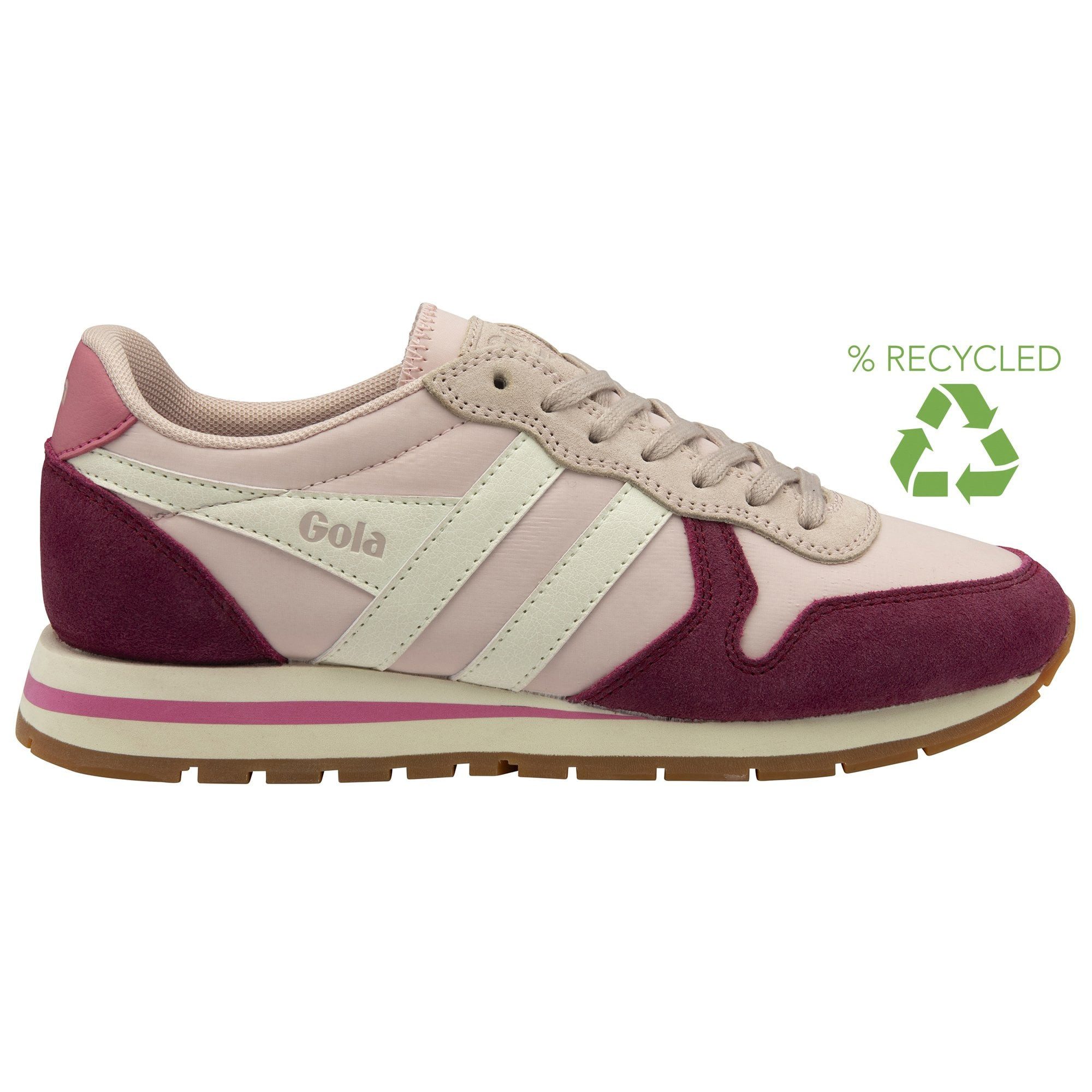 Gola Daytona Chute 2025 rosa/weinrot/weiss Damen Sneaker
