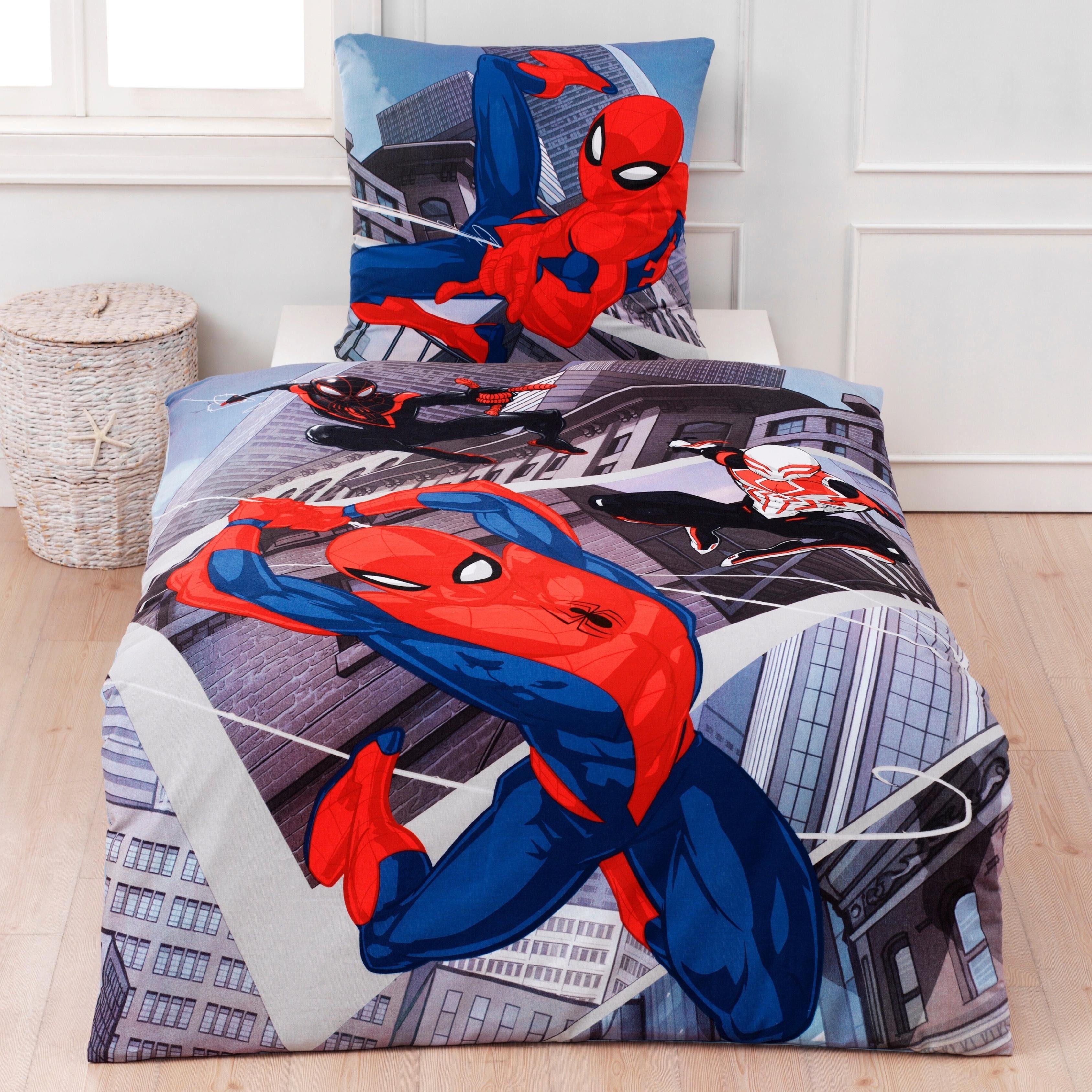 MTOnlinehandel Bettwäsche Spiderman Marvel 135x200 + günstig online kaufen