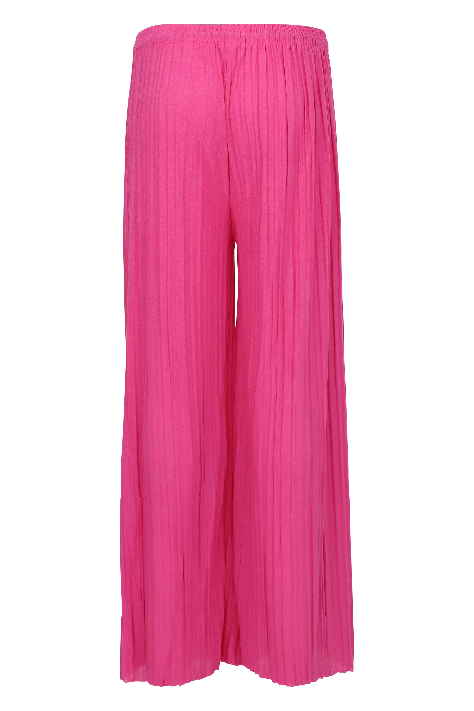 malito more than fashion Palazzohose Damen Plissee-Hose 883 Plissee Schlupfhose mit elastischem Bund 883